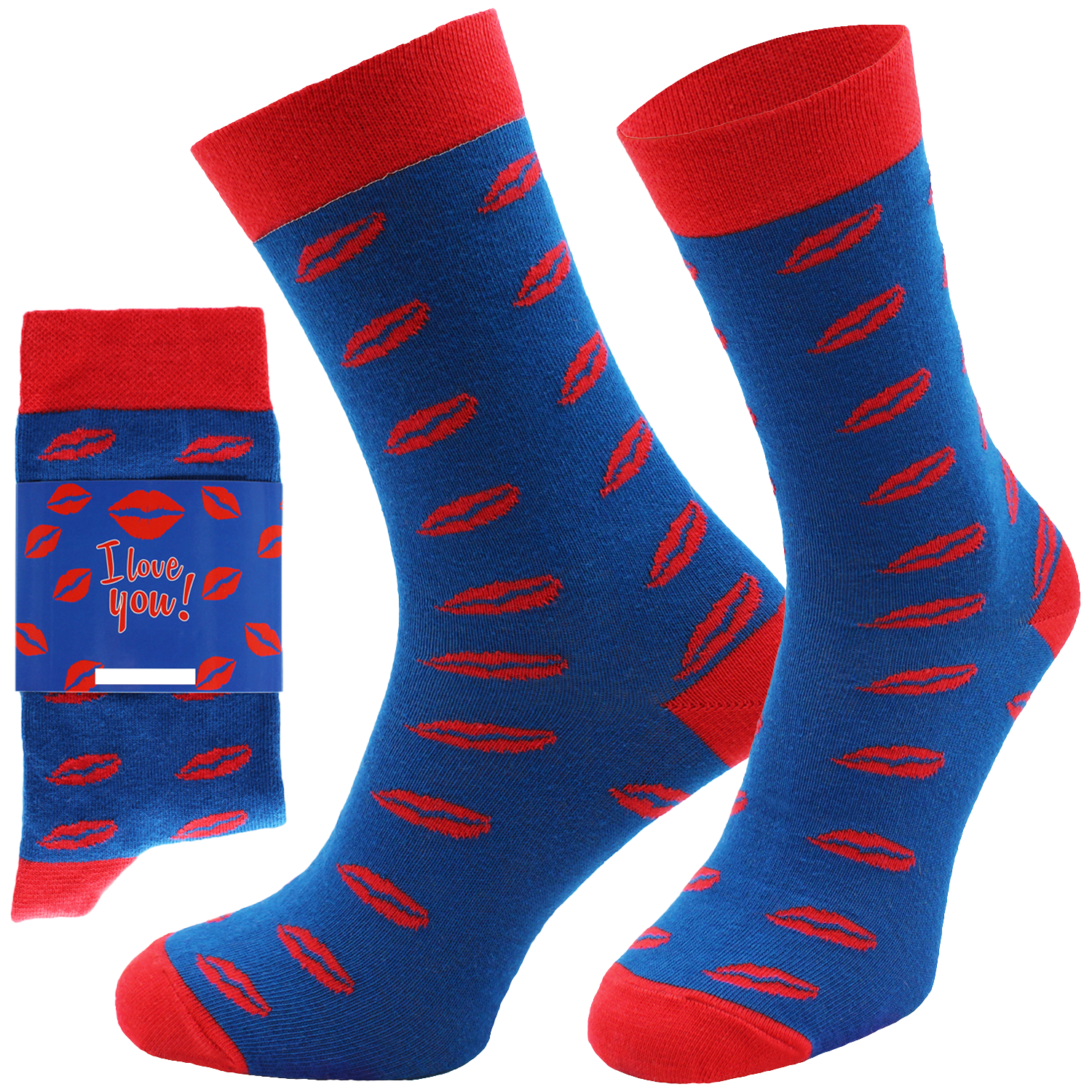 ChiliLifestyle Geschenksocken Love mit witziger Banderole für Damen und Herren