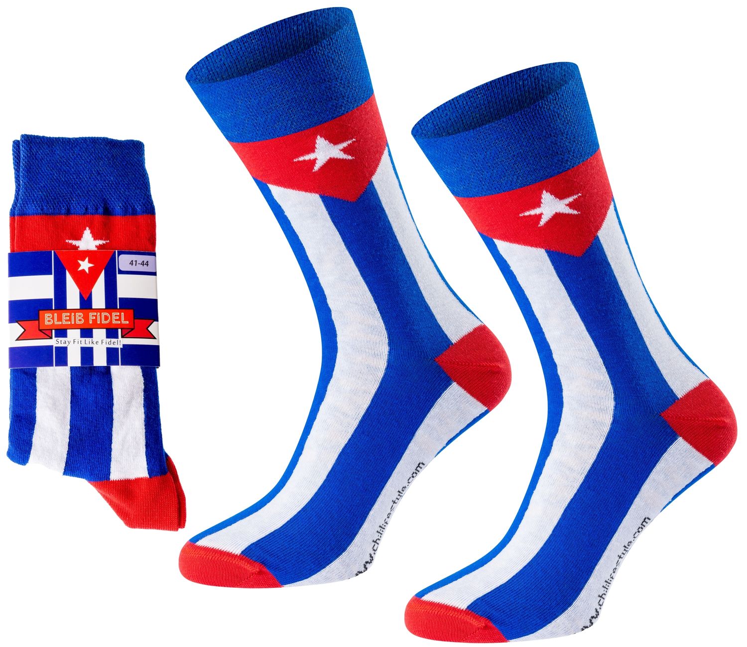 ChiliLifestyle Geschenksocken Fidel mit witziger Banderole für Damen und Herren