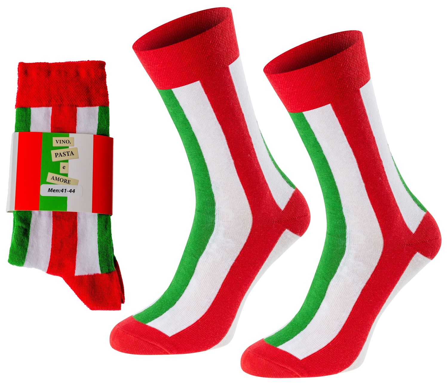 ChiliLifestyle Geschenksocken Pasta mit witziger Banderole für Damen und Herren