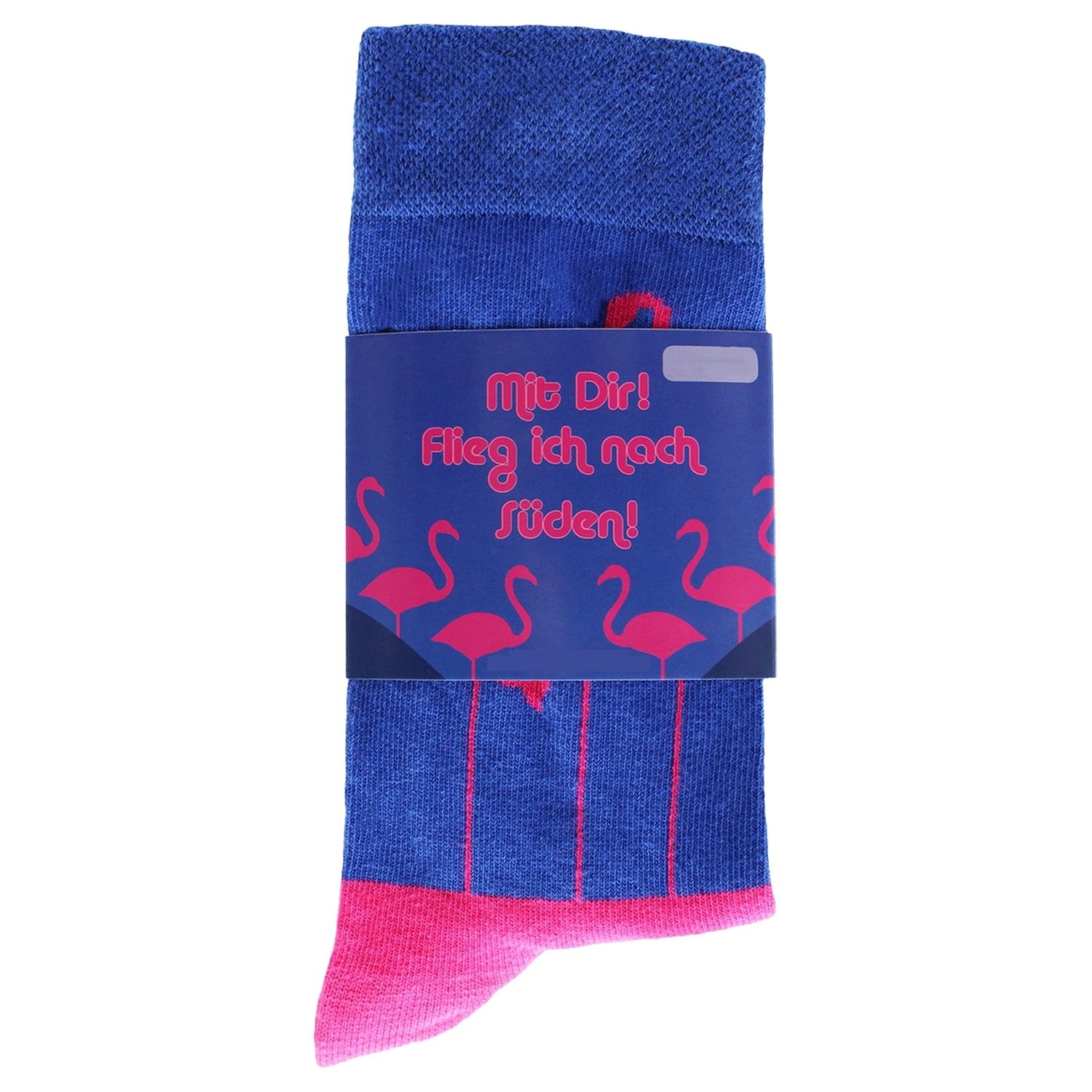 ChiliLifestyle Motivsocken Flamingo für Damen und Herren