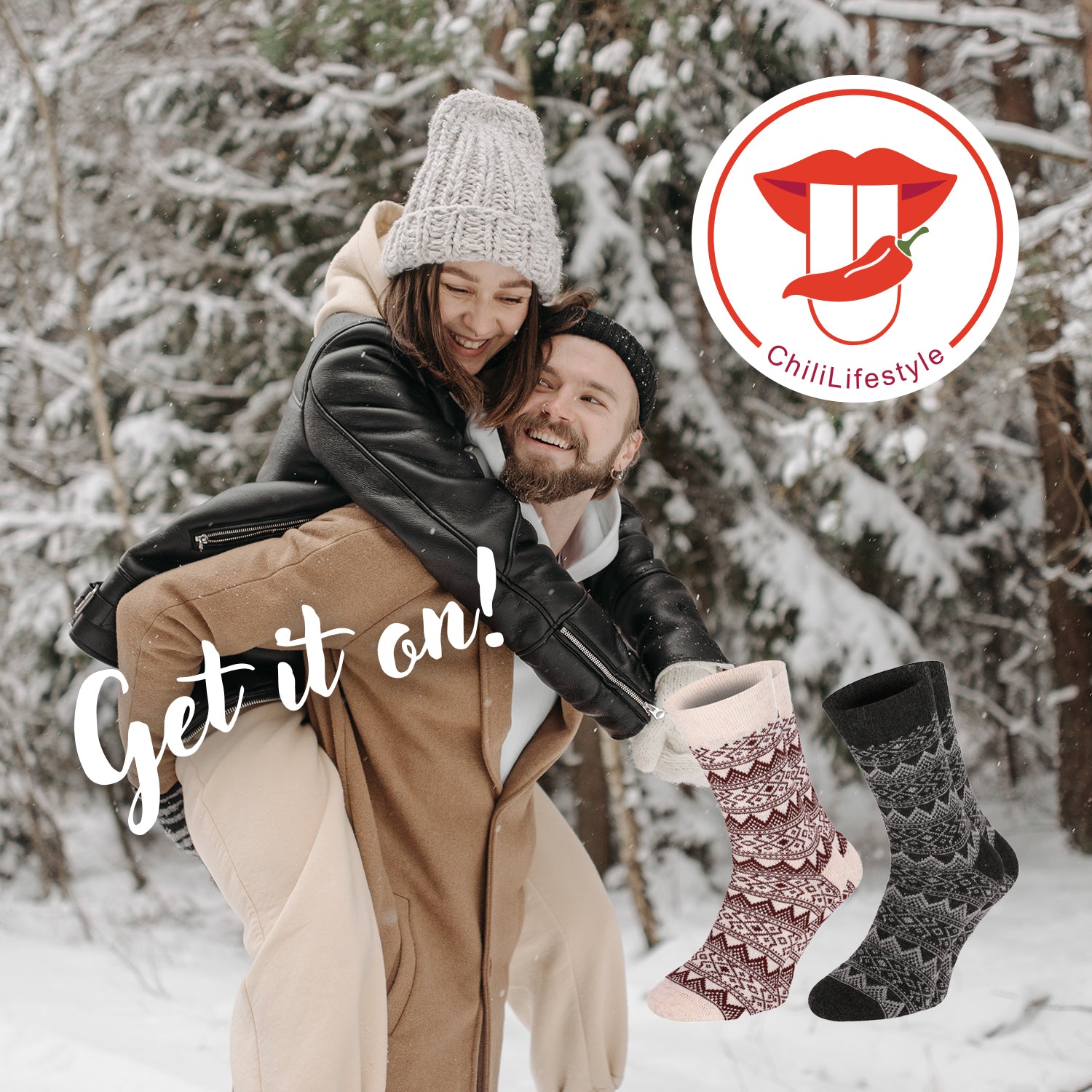 Chili Lifestyle Wollsocken CLASSIC 2 Paar super warm Schafwolle Winter