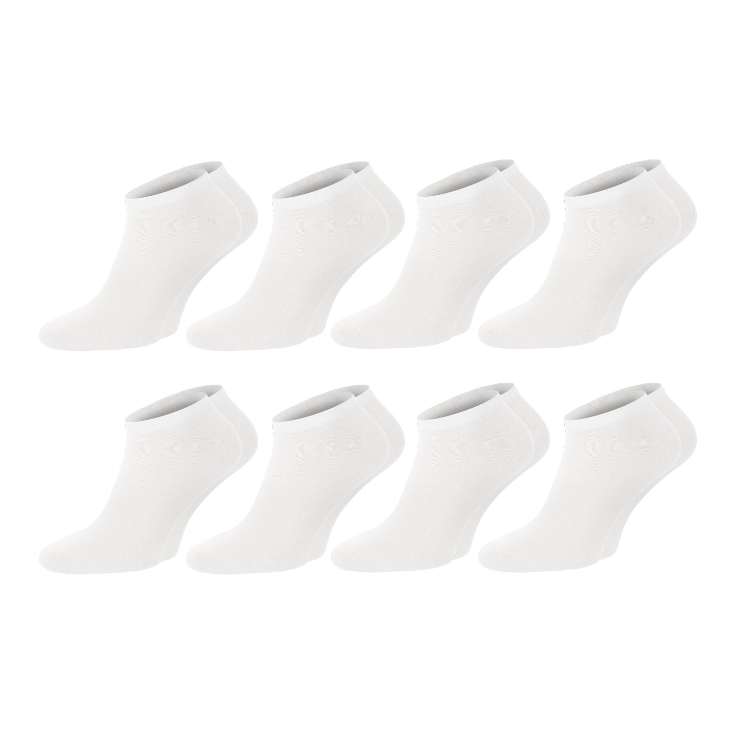 Chili Lifestyle Sneaker Socken weiß 8 Paar