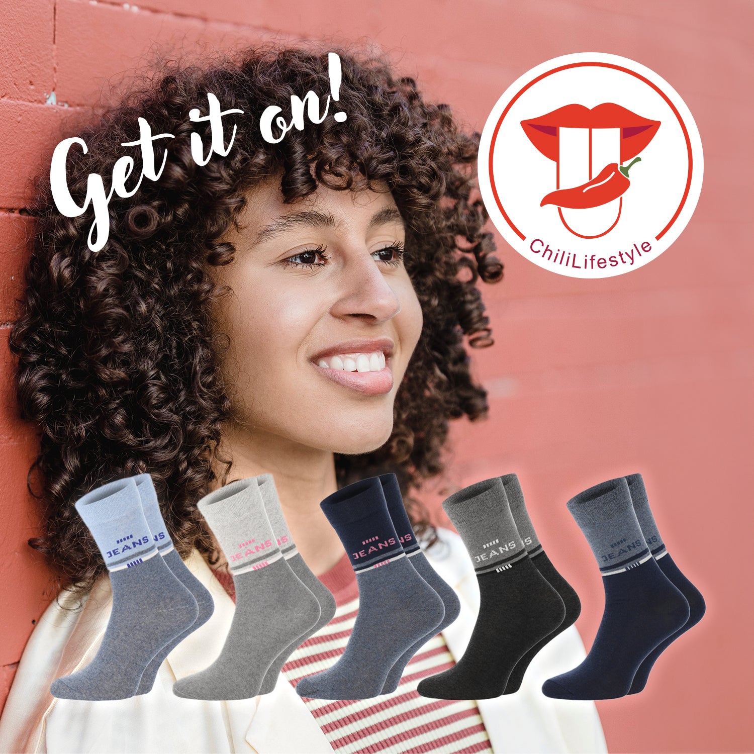 Chili Lifestyle Jeans Socken für Damen