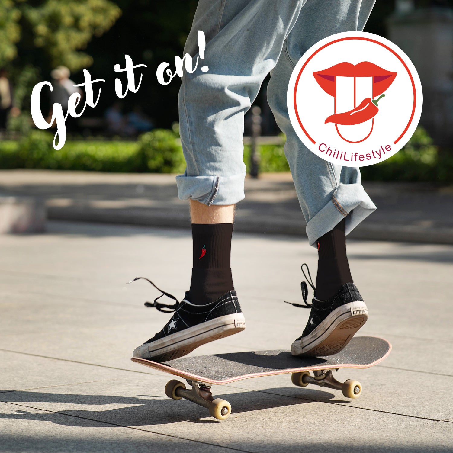 ChiliLifestyle Unisex Tennis Socken schwarz 9er