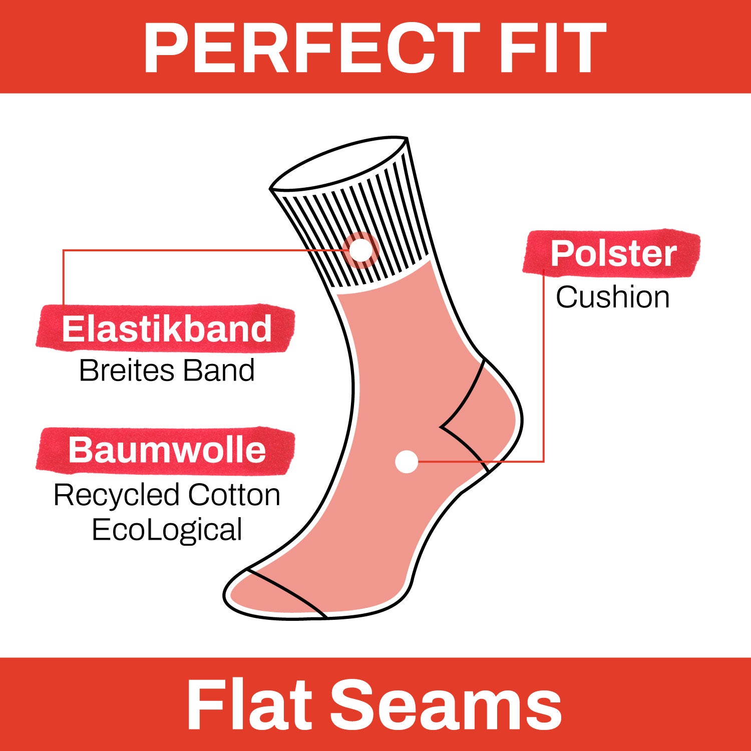 ChiliLifestyle Unisex Tennis Socken weiß 9er