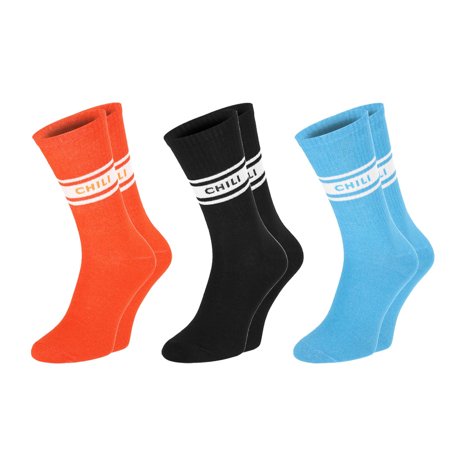 ChiliLifestyle Unisex College Socke 3er