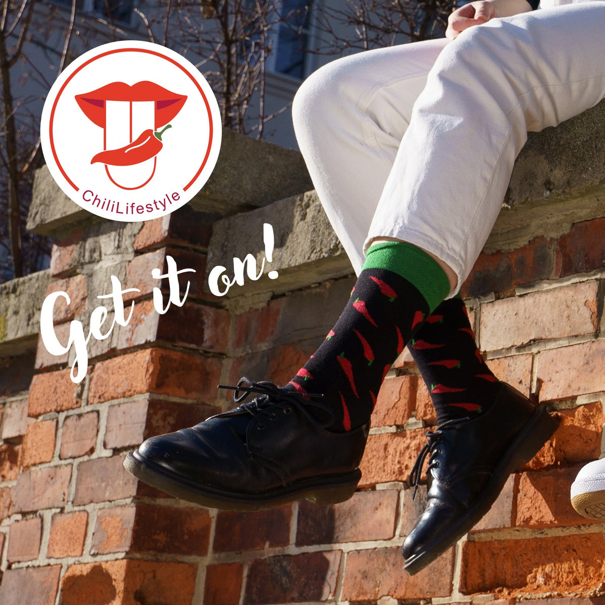 Chili Lifestyle Socks Motivsocke Chili für Damen und Herren
