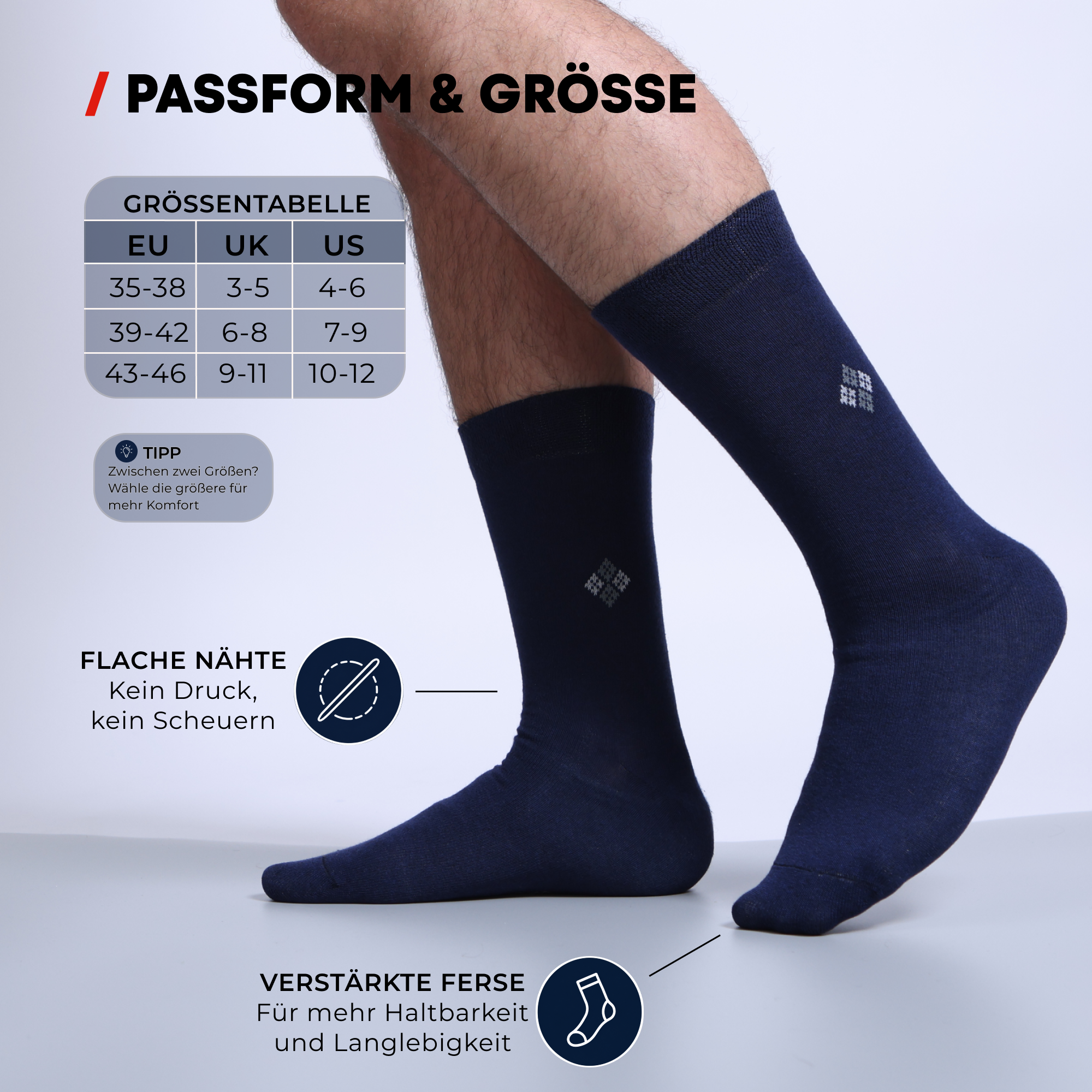 ChiliLifestyle Dr. Götz Business Socken, 4 Paar, für Damen und Herren - A-listing feature/product graphic | owner-source:f8023dc09d17 | Frame 112.png