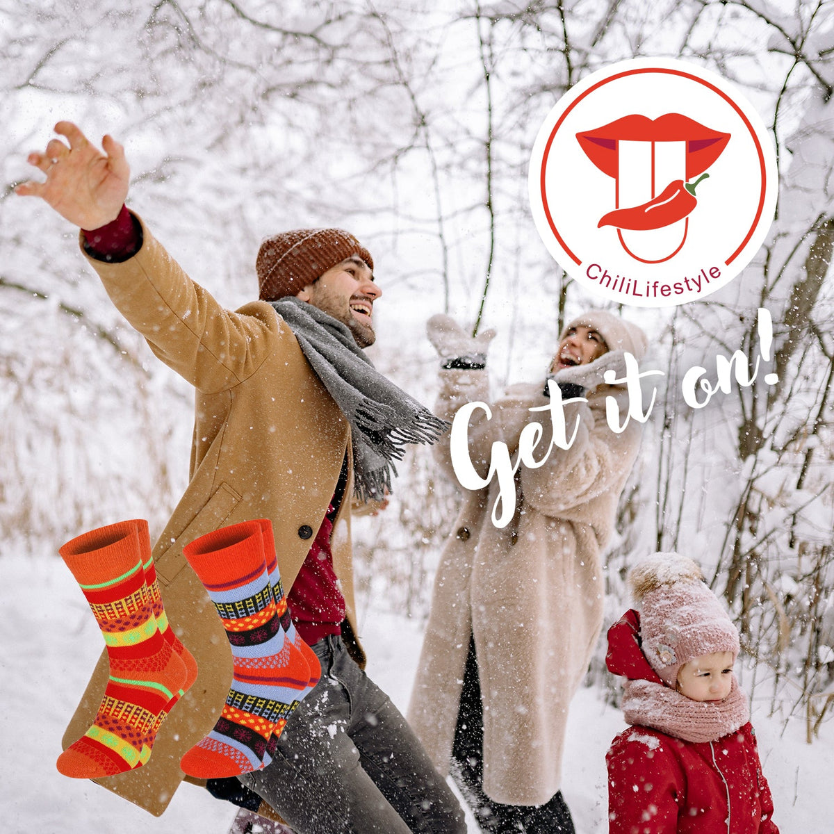 Chili Lifestyle Wollsocken FASHION 2 Paar super warm Schafwolle Winter