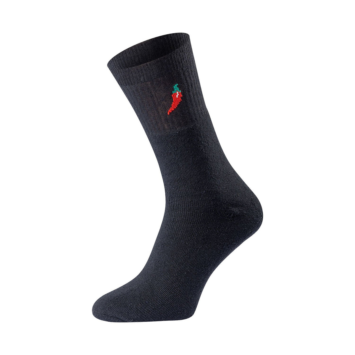 ChiliLifestyle Unisex Tennis Socken schwarz 3er