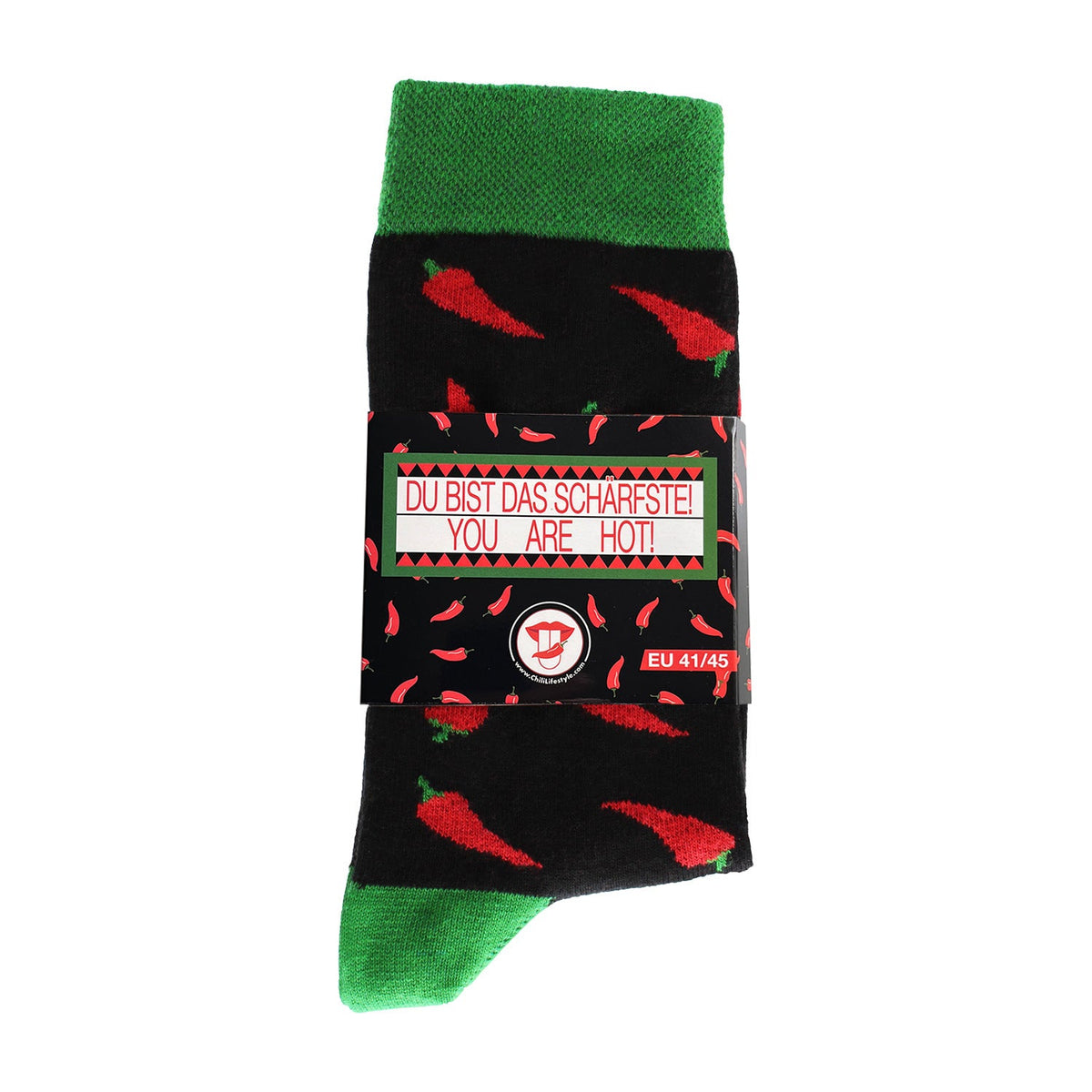 Chili Lifestyle Socks Motivsocke Chili für Damen und Herren