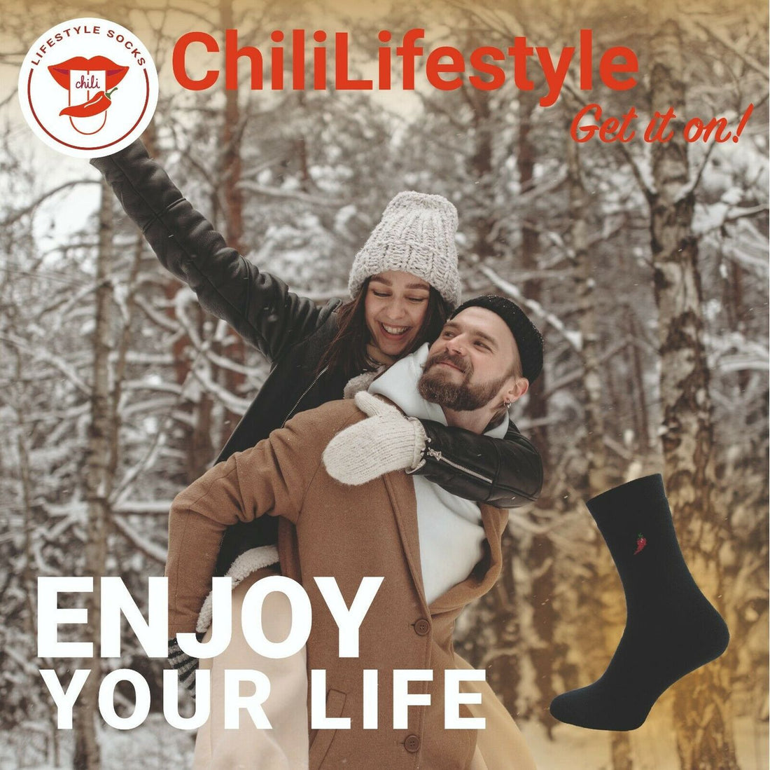 ChiliLifestyle Thermosocken Logo für Damen und Herren