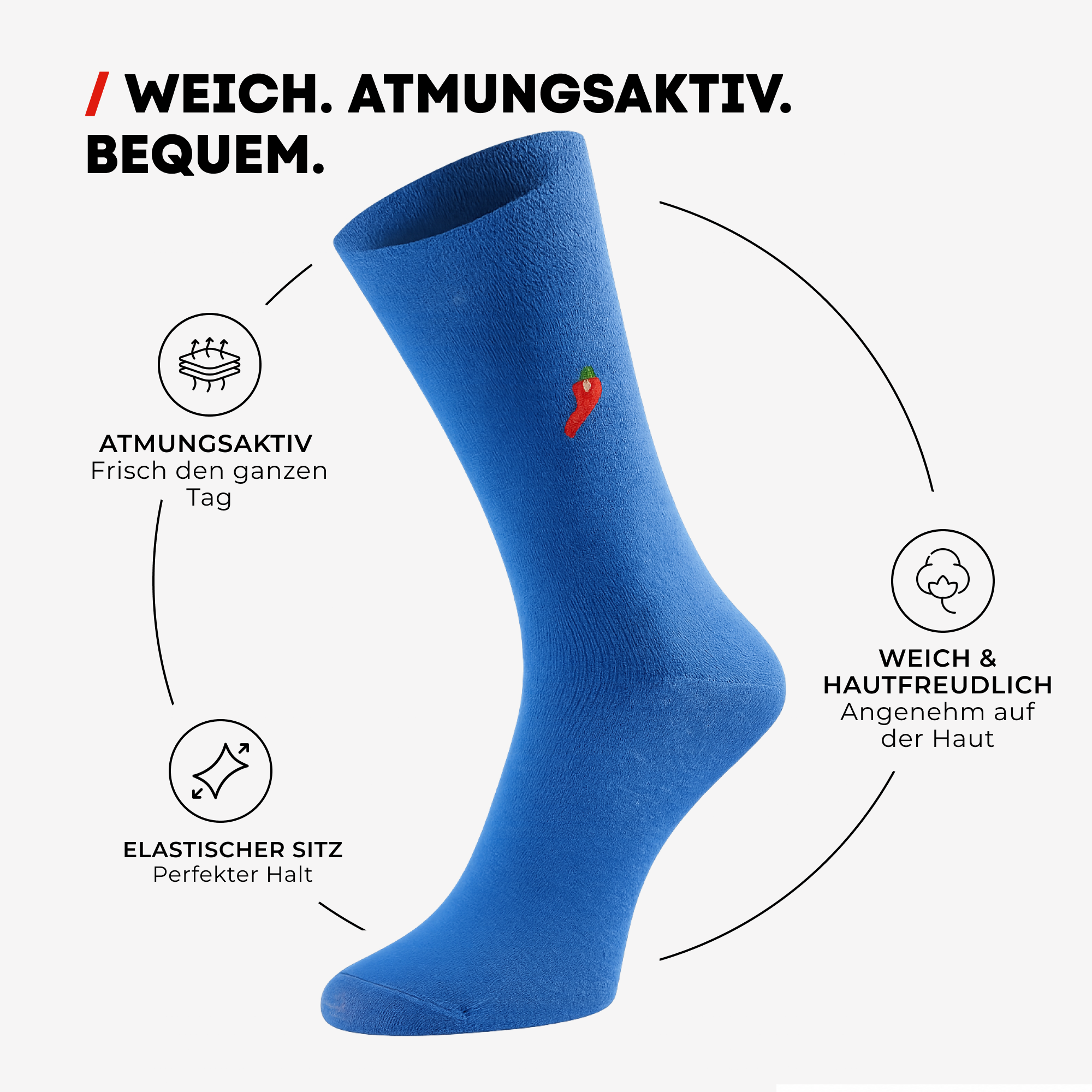 Rainbow Geschenkbox 6 Paar Socken Baumwolle Weichbund