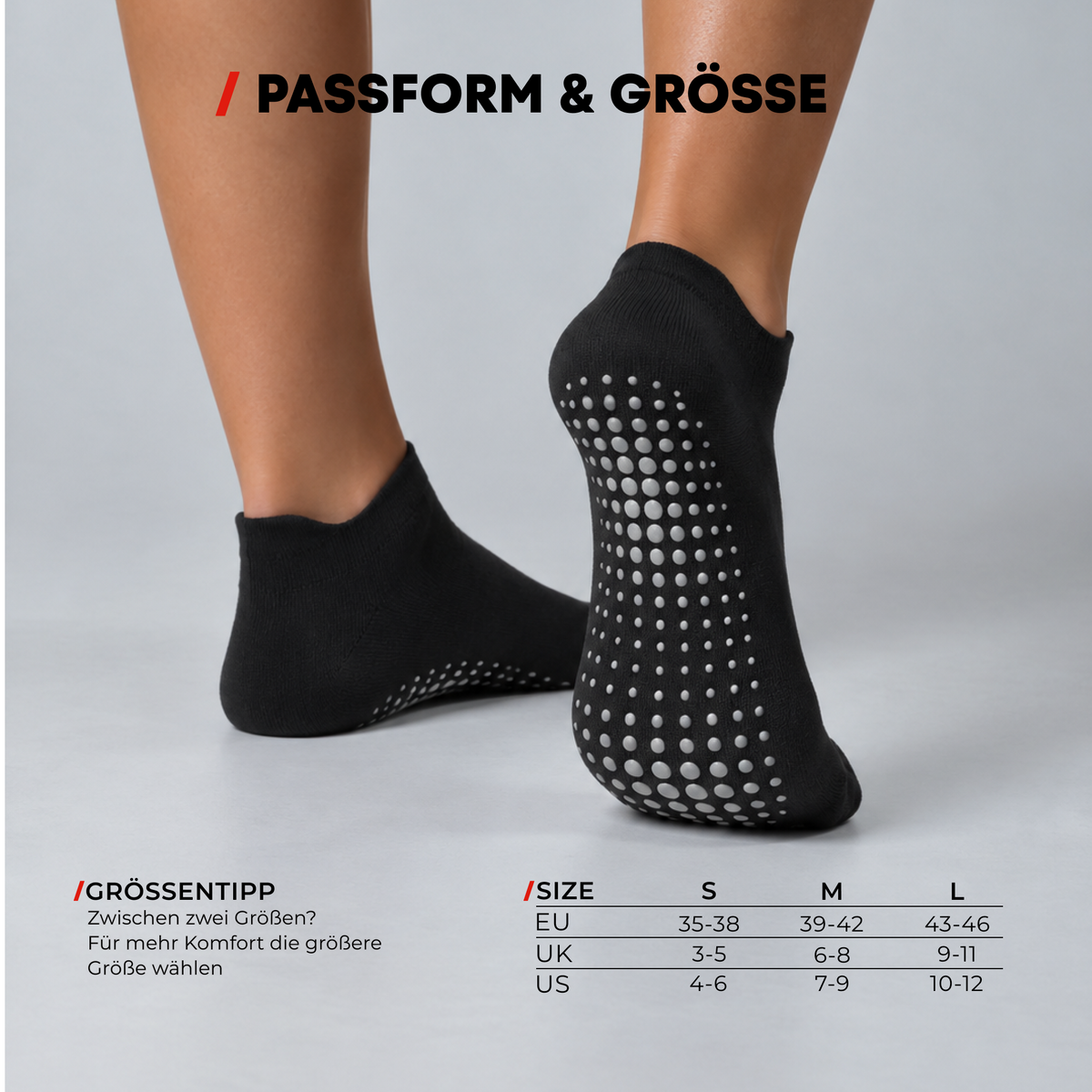 ABS-Socken für Damen Herren - Stoppersocken auch für Yoga & Pilates - Antirutsch