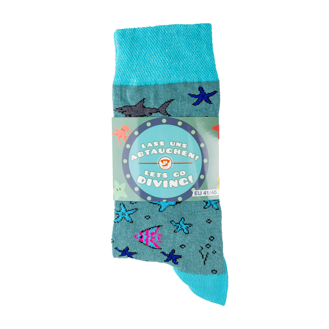 ChiliLifestyle Geschenksocken Tauchen mit witziger Banderole für Damen und Herren