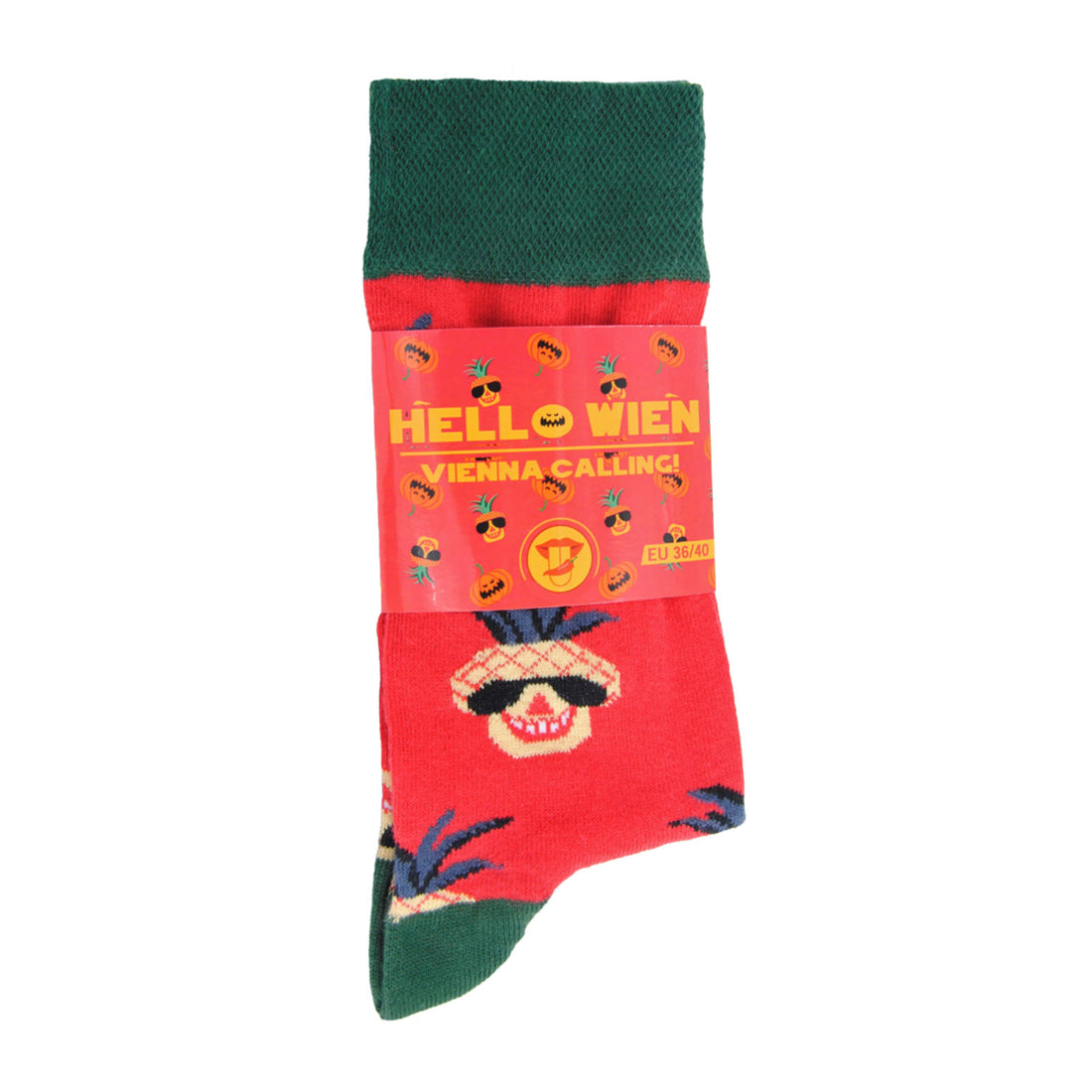 ChiliLifestyle Geschenksocken HelloWien mit witziger Banderole für Damen und Herren