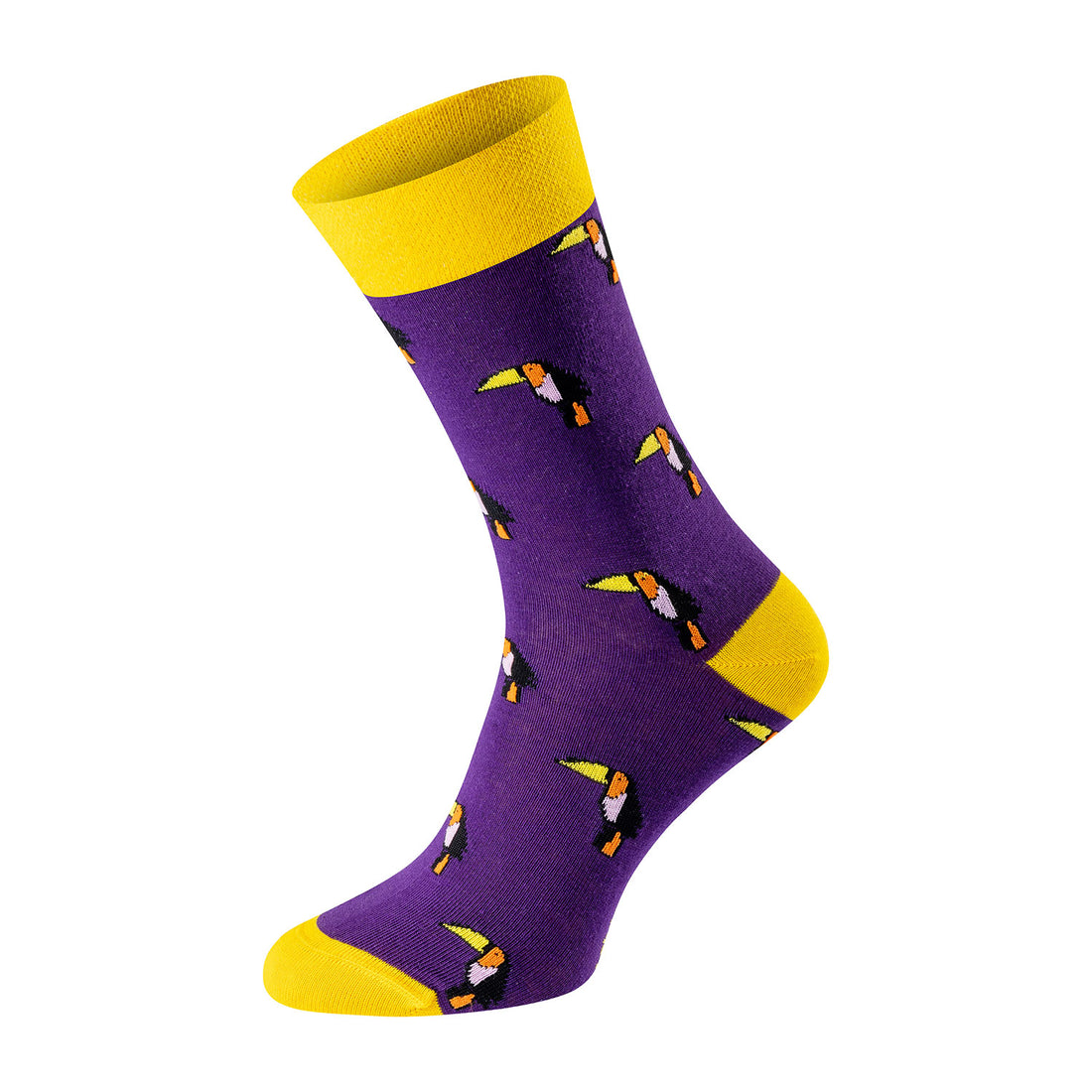 ChiliLifestyle Geschenksocken Tucan mit witziger Banderole für Damen und Herren