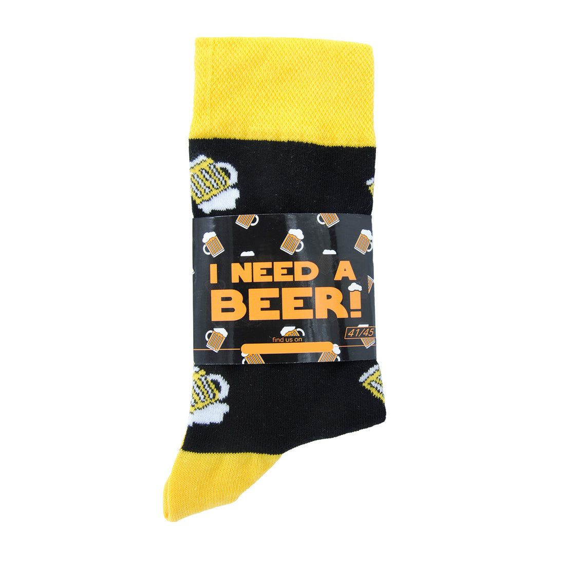 ChiliLifestyle Geschenksocken Beer mit witziger Banderole für Damen und Herren