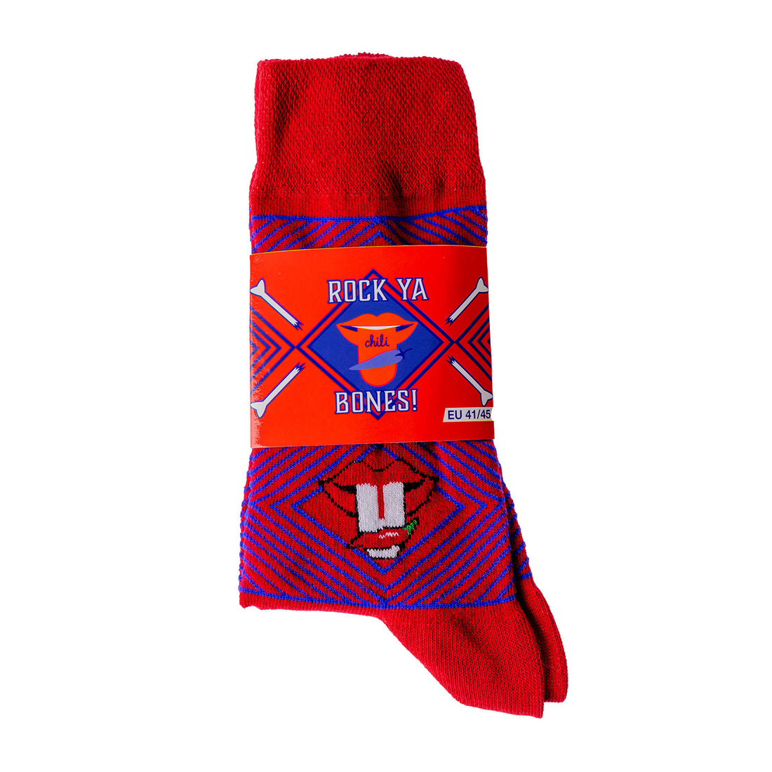 ChiliLifestyle Geschenksocken Rock Ya mit witziger Banderole für Damen und Herren