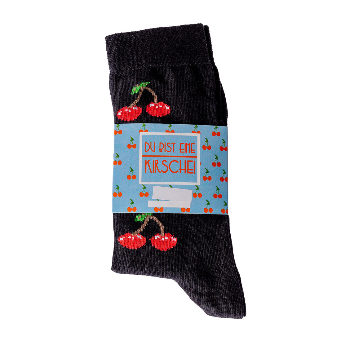 ChiliLifestyle Geschenksocken Cherry mit witziger Banderole für Damen und Herren