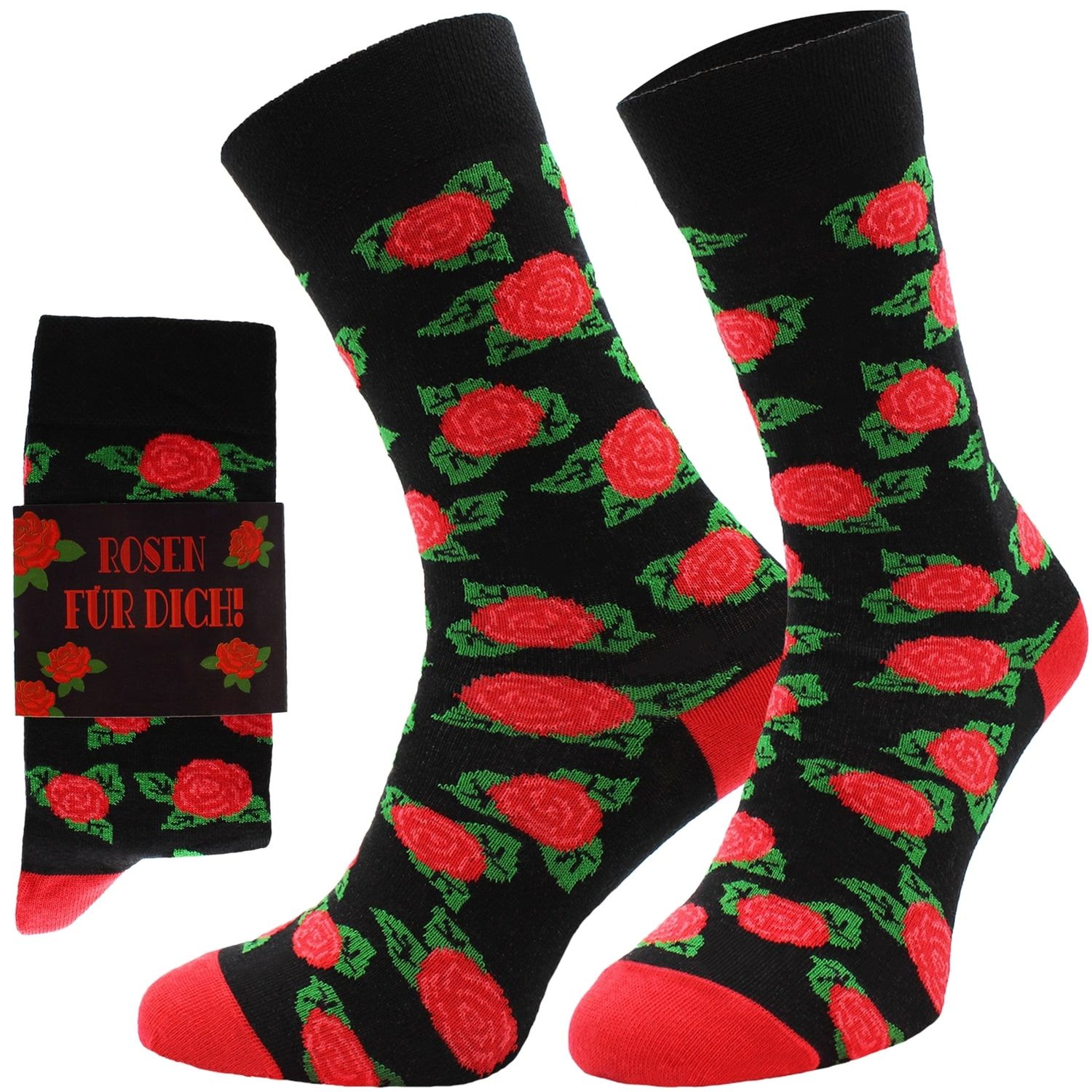 ChiliLifestyle Motivsocken Roses für Damen und Herren