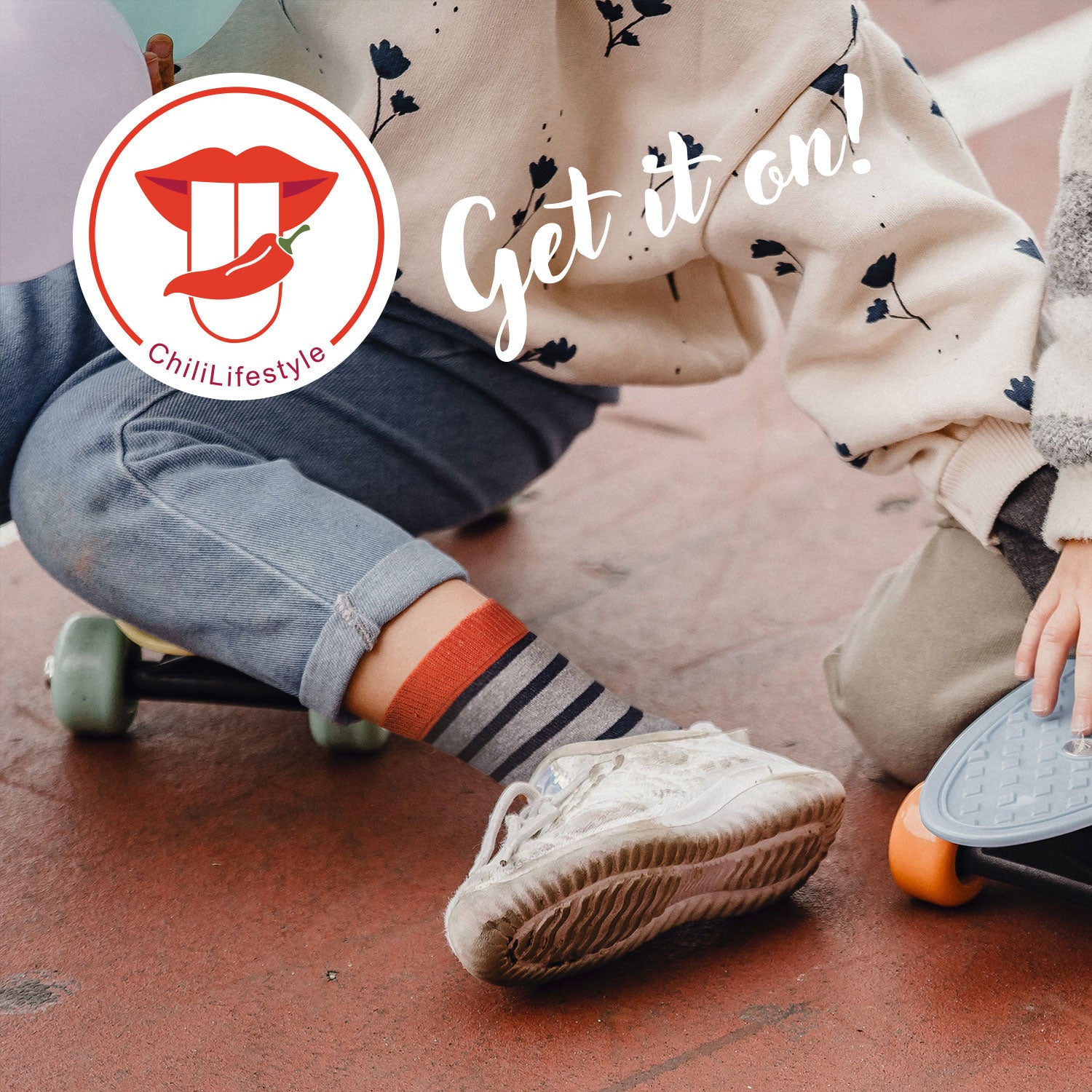 ChiliLifestyle Kinder Streifen Ringelsocken 4er