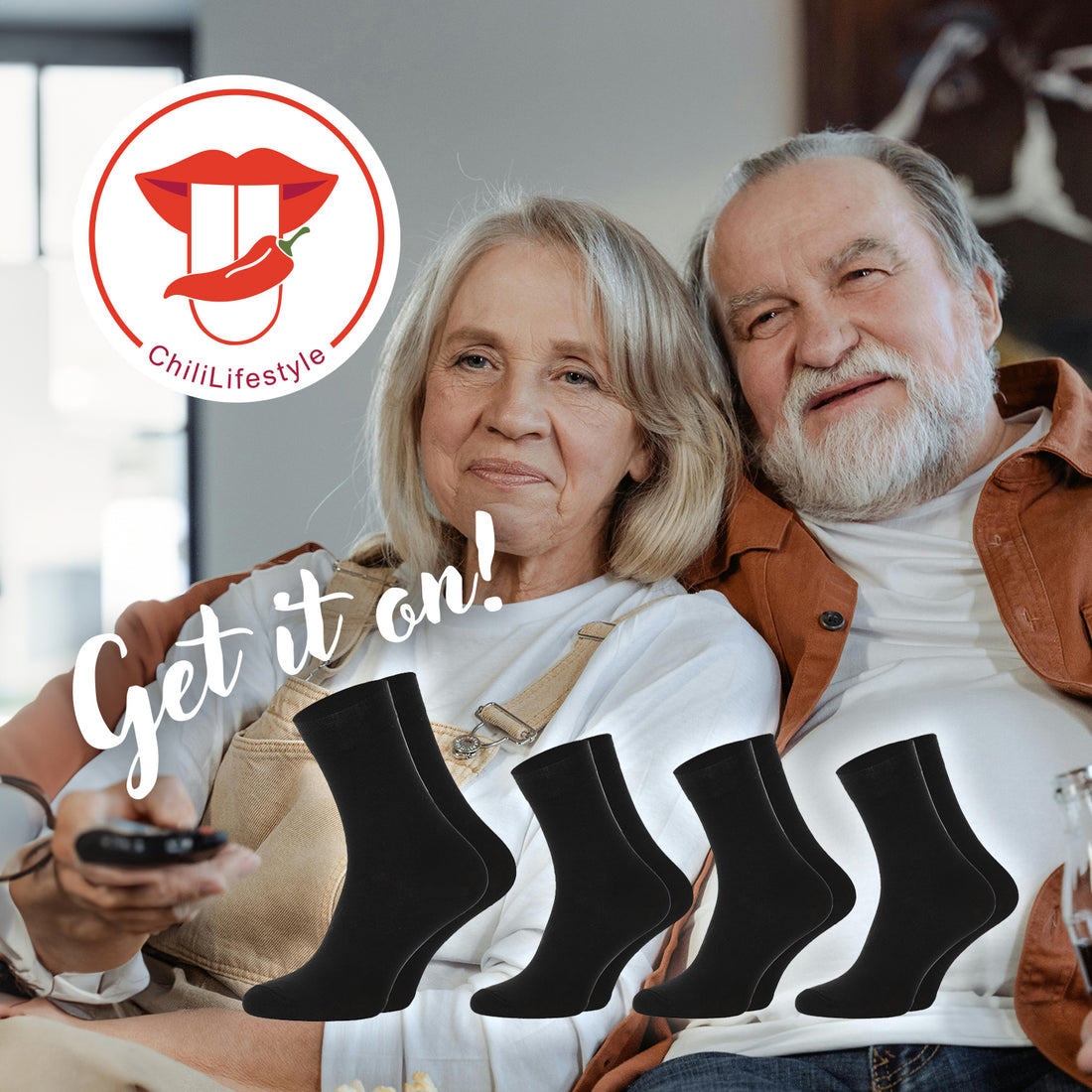 Chili Lifestyle Diabetiker Kurzschaft Socken 8 Paar