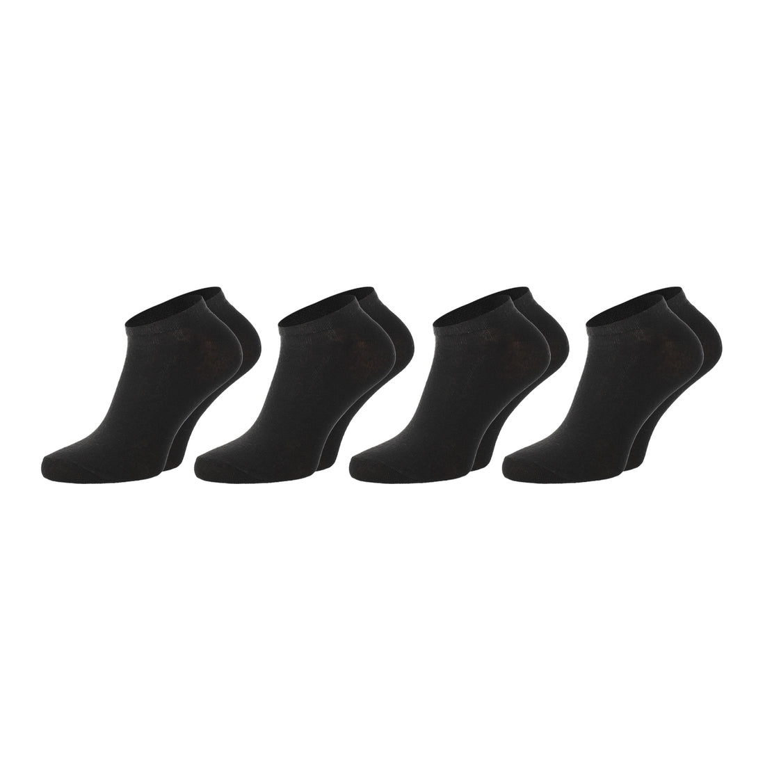 ChiliLifestyle Sneaker Schwarz, 4 Paar, für Damen und Herren, Freizeit
