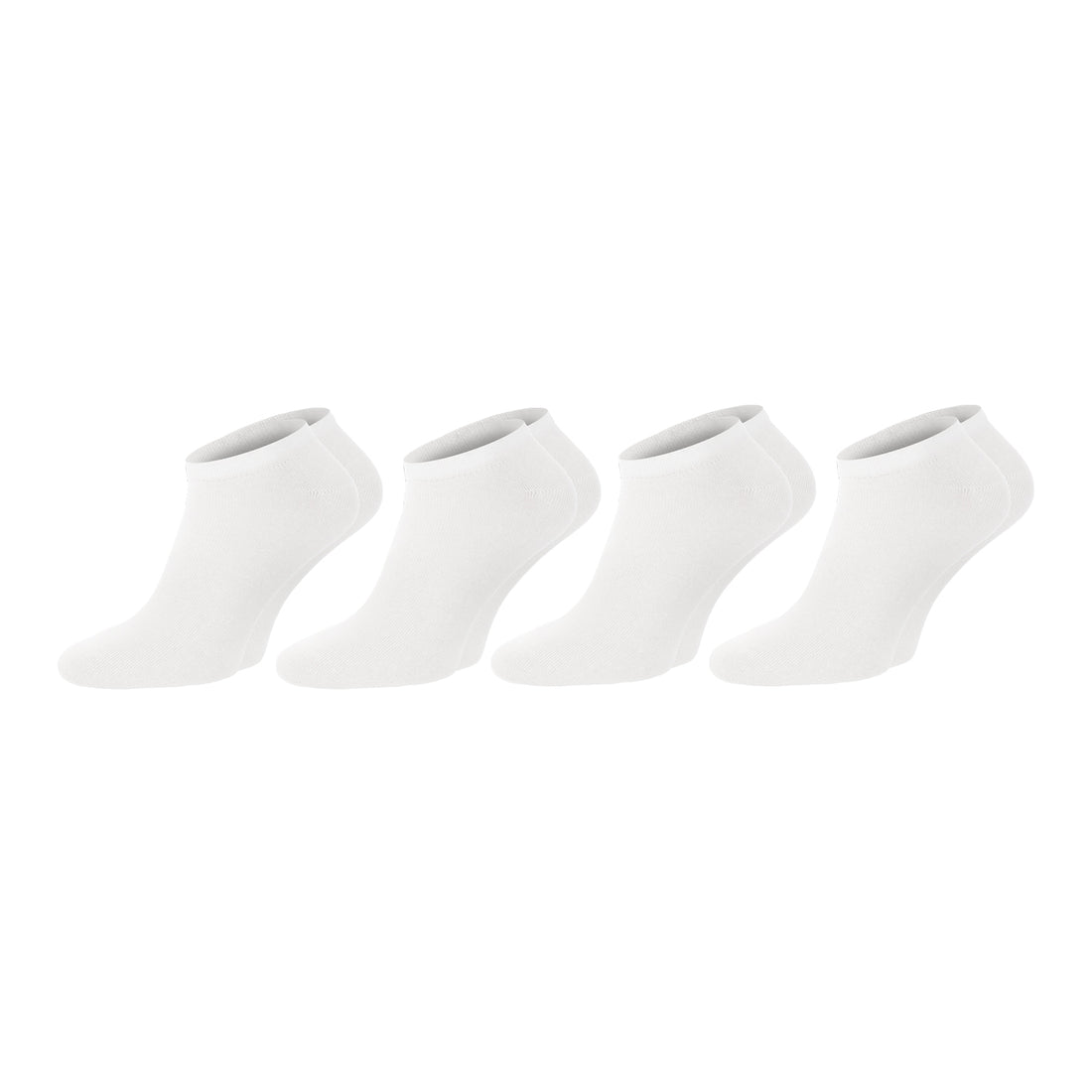 ChiliLifestyle Sneaker Weiß, 4 Paar, für Damen und Herren, Freizeit