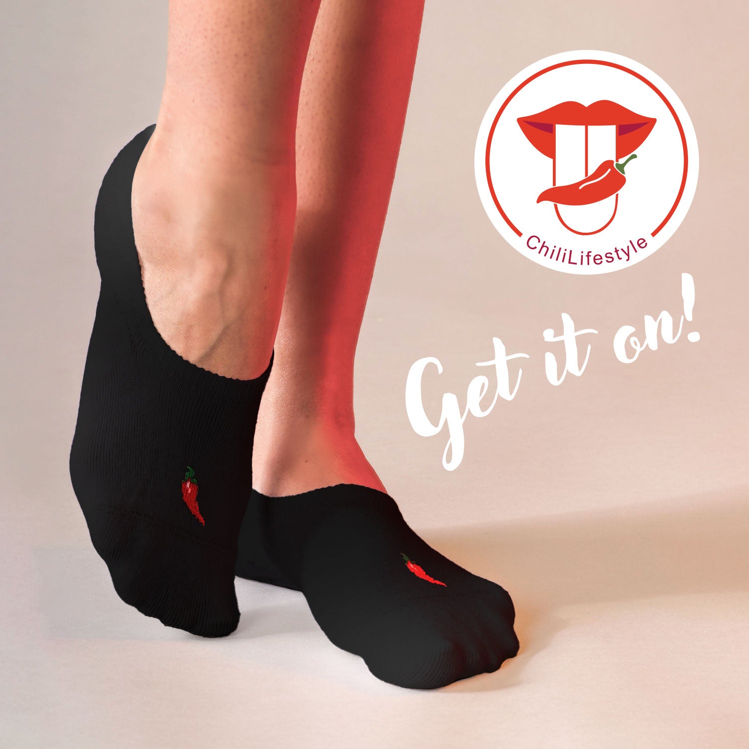 ChiliLifestyle Unisex Footies schwarz 12er