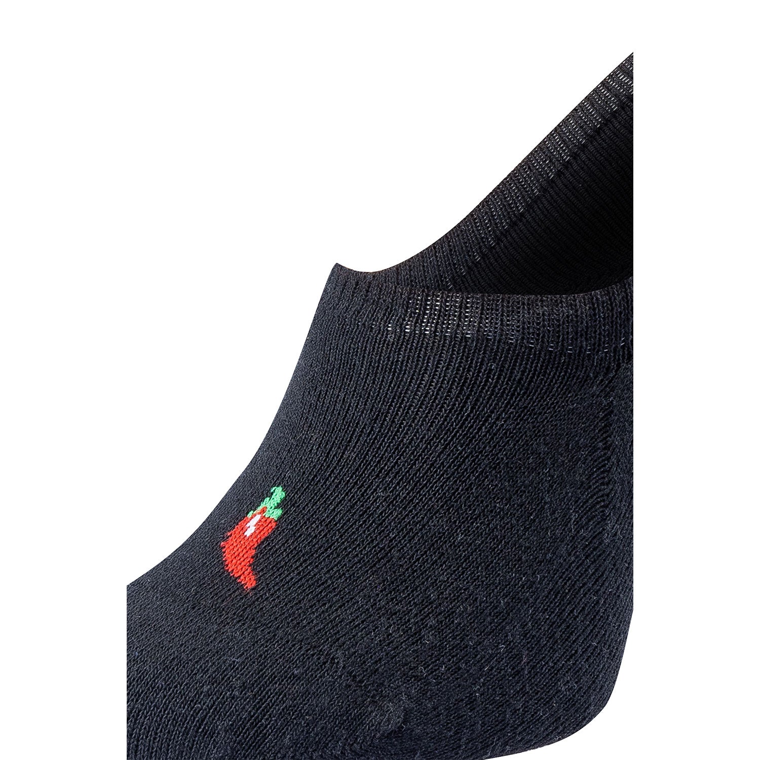 ChiliLifestyle Unisex Footies schwarz 12er