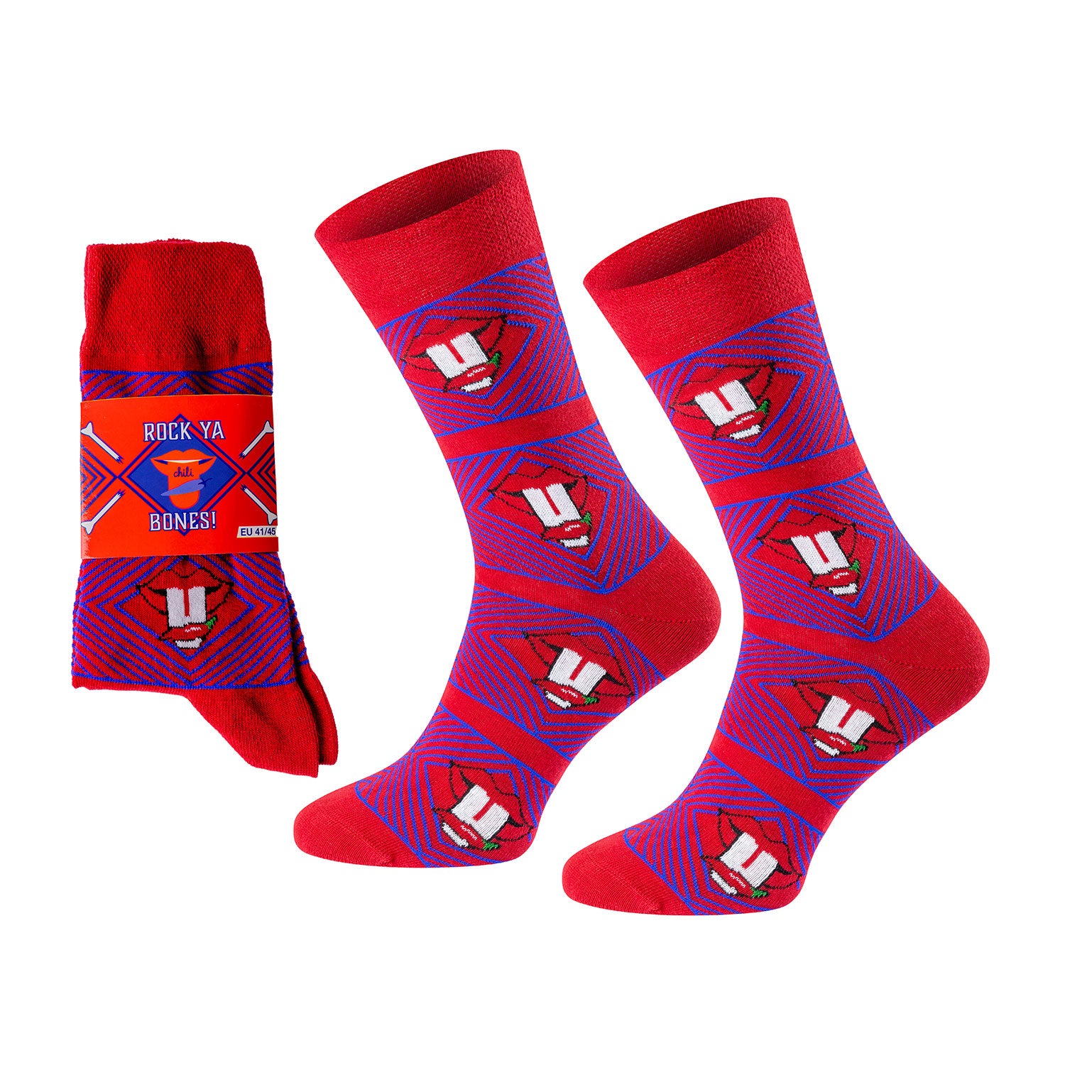 ChiliLifestyle Motivsocken Rock Ya für Damen und Herren