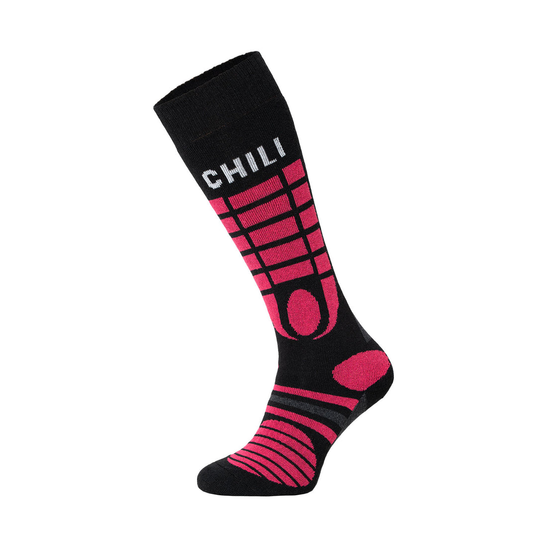 Chili Lifestyle Skisocken 2 Paar rosa und lila für Damen