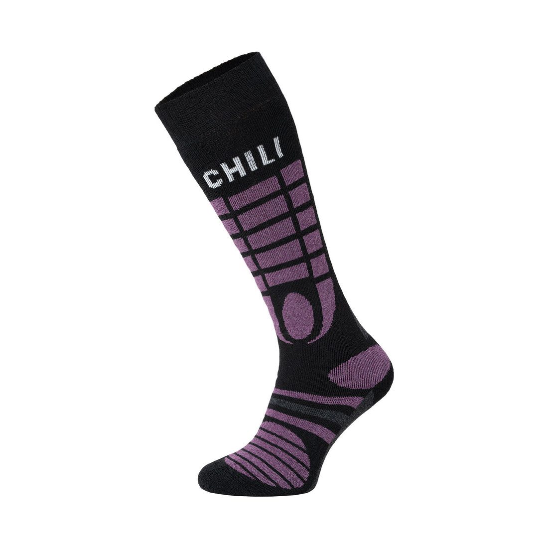 ChiliLifestyle Ski Knie Damen Socken, 4 Paar, Skisocken, Thermosocken