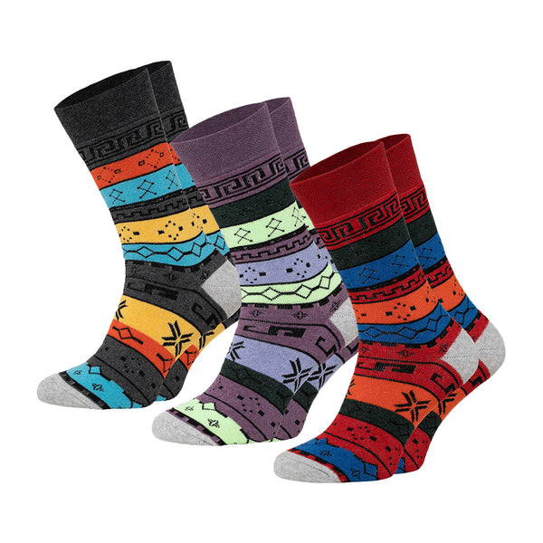 Chili Lifestyle Thermosocken COLOR 3 Paar super warm Baumwolle Weichbund
