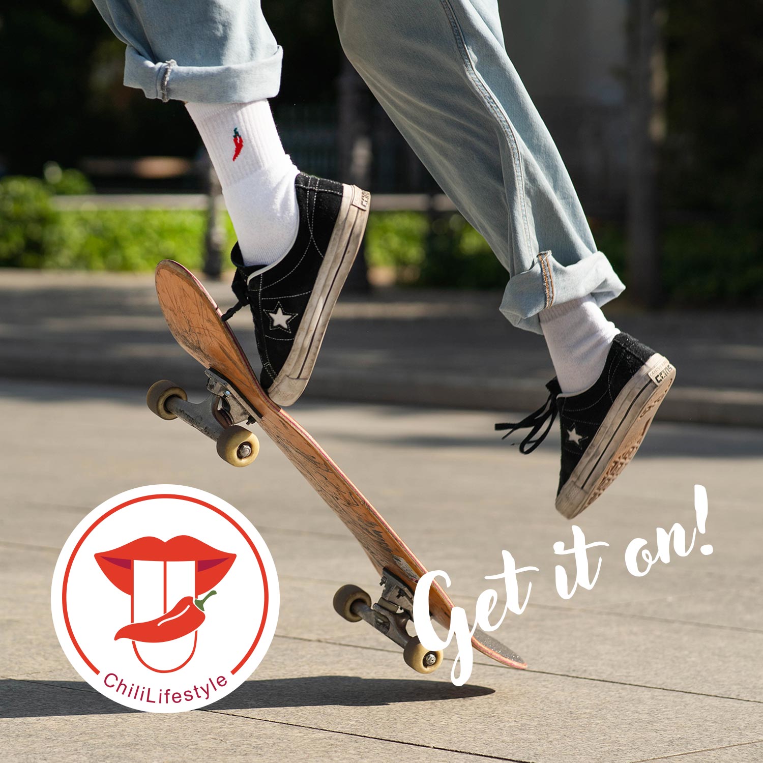 ChiliLifestyle Unisex Tennis Socken weiß 9er