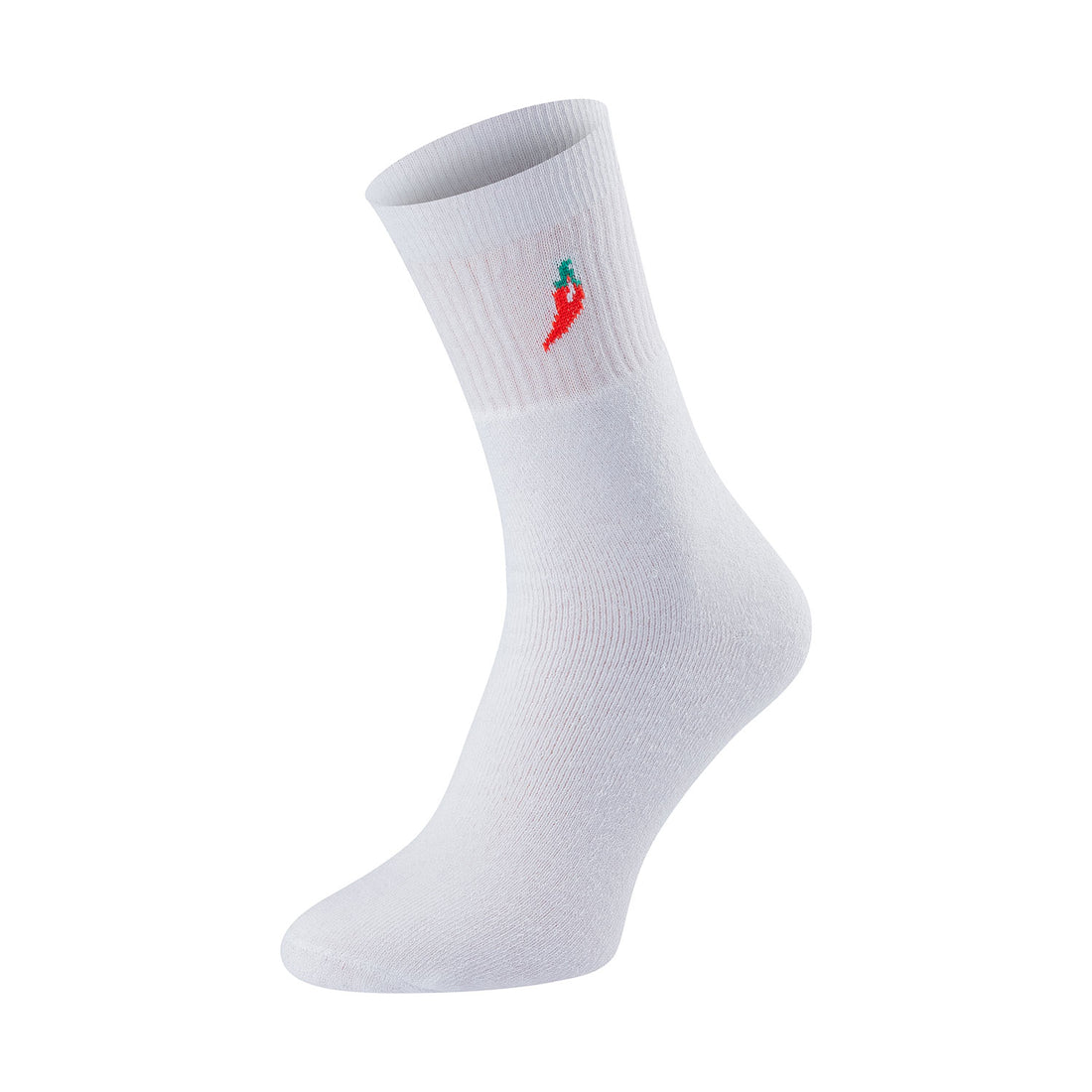 ChiliLifestyle Unisex Tennis Socken weiß 3er