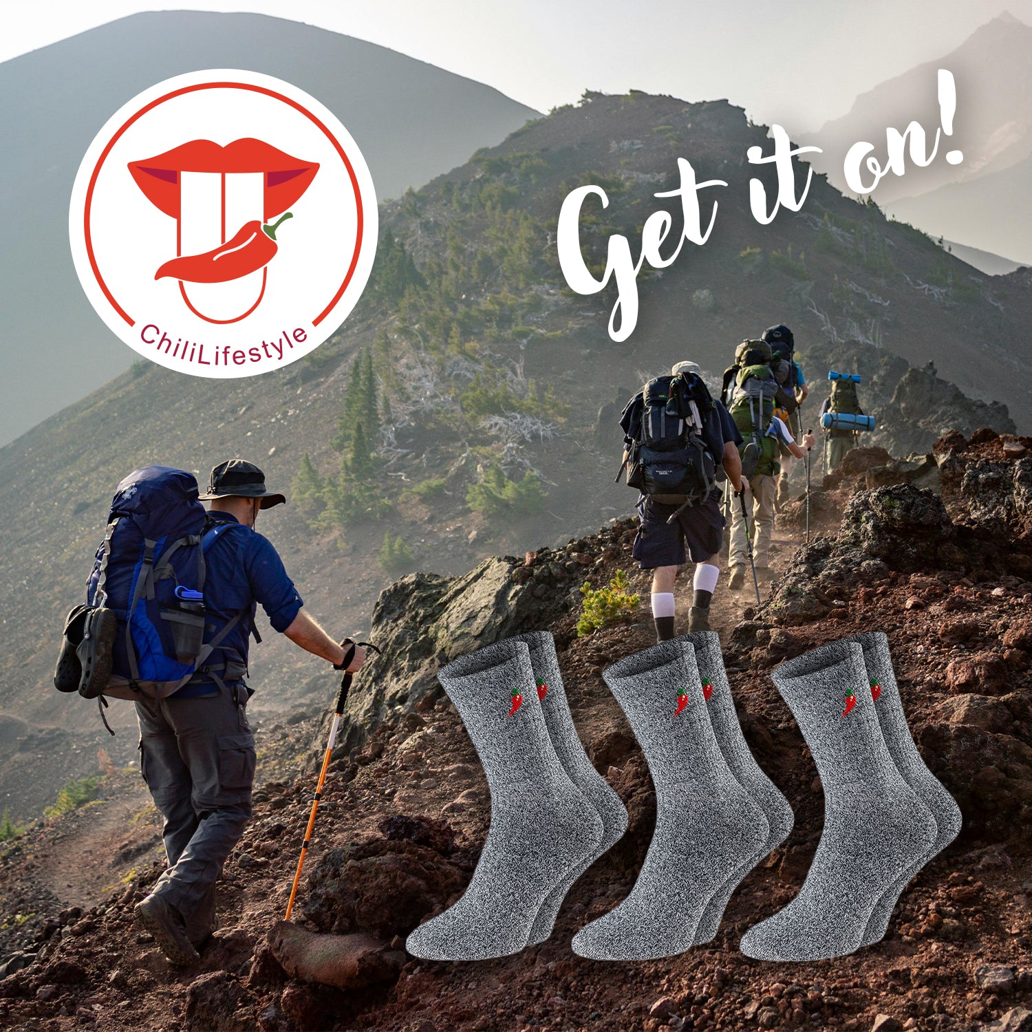 Chili Lifestyle Trekking Socken 3 Paar