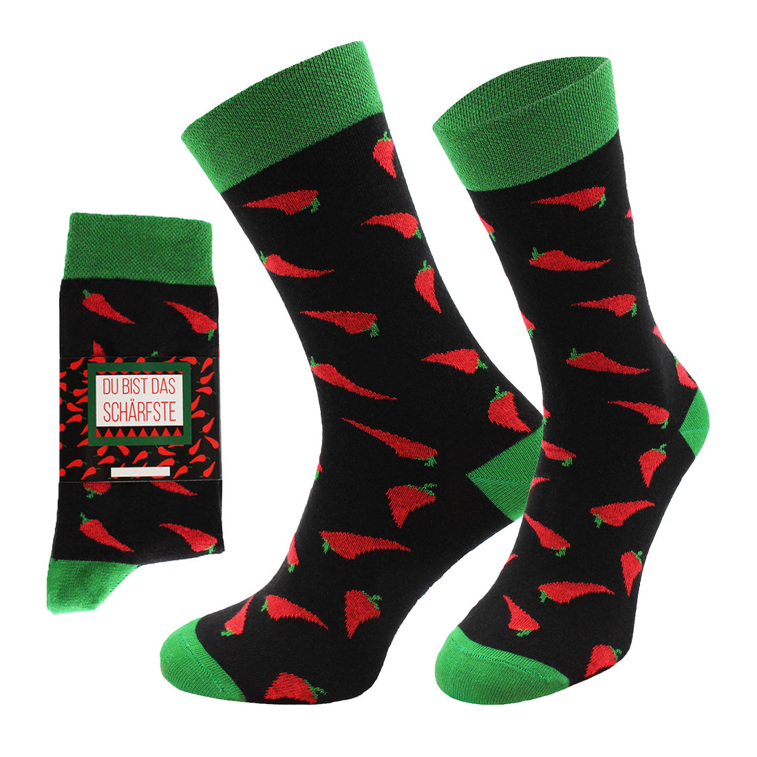 Chili Lifestyle Socks Motivsocke Chili für Damen und Herren 