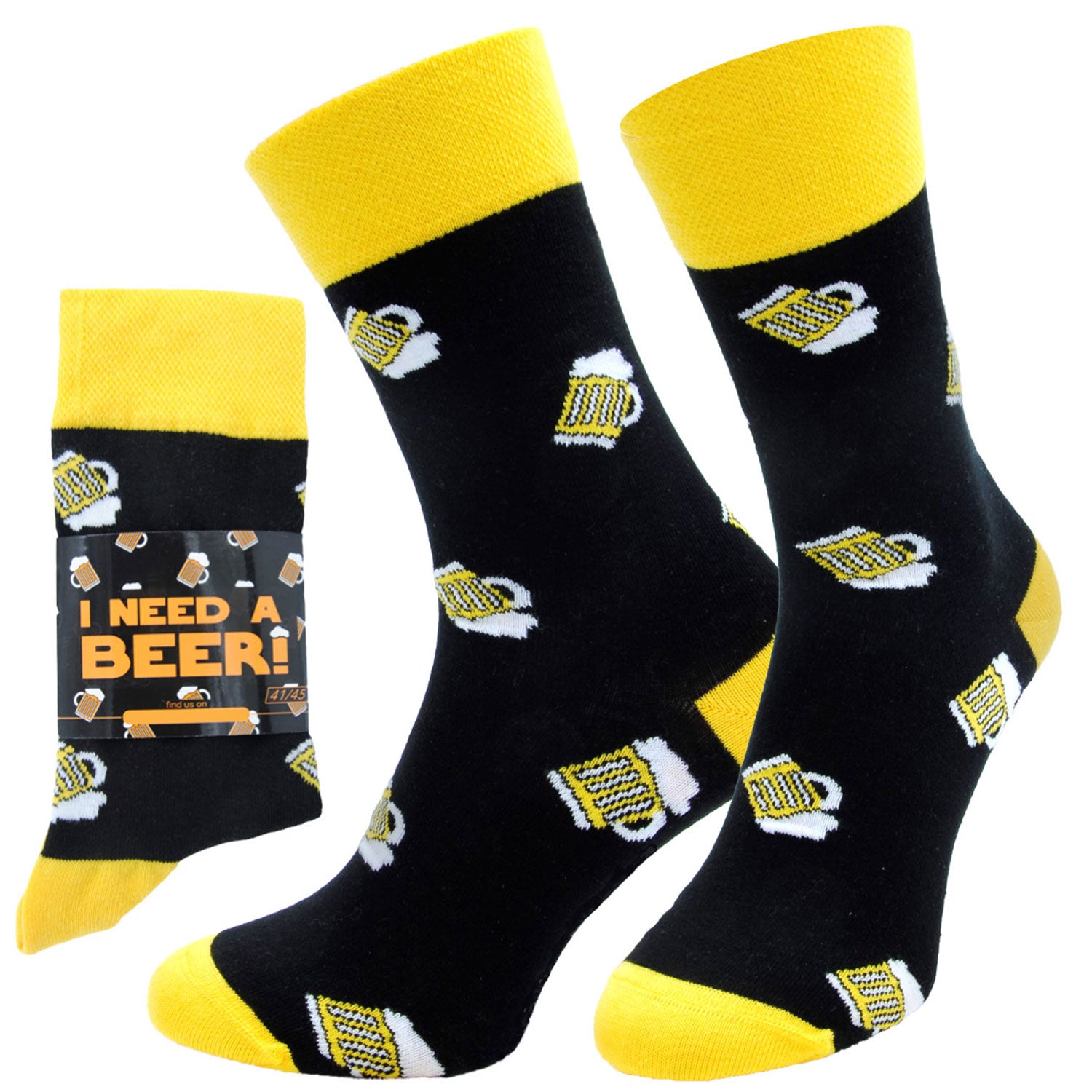ChiliLifestyle Motivsocken Beer für Damen und Herren