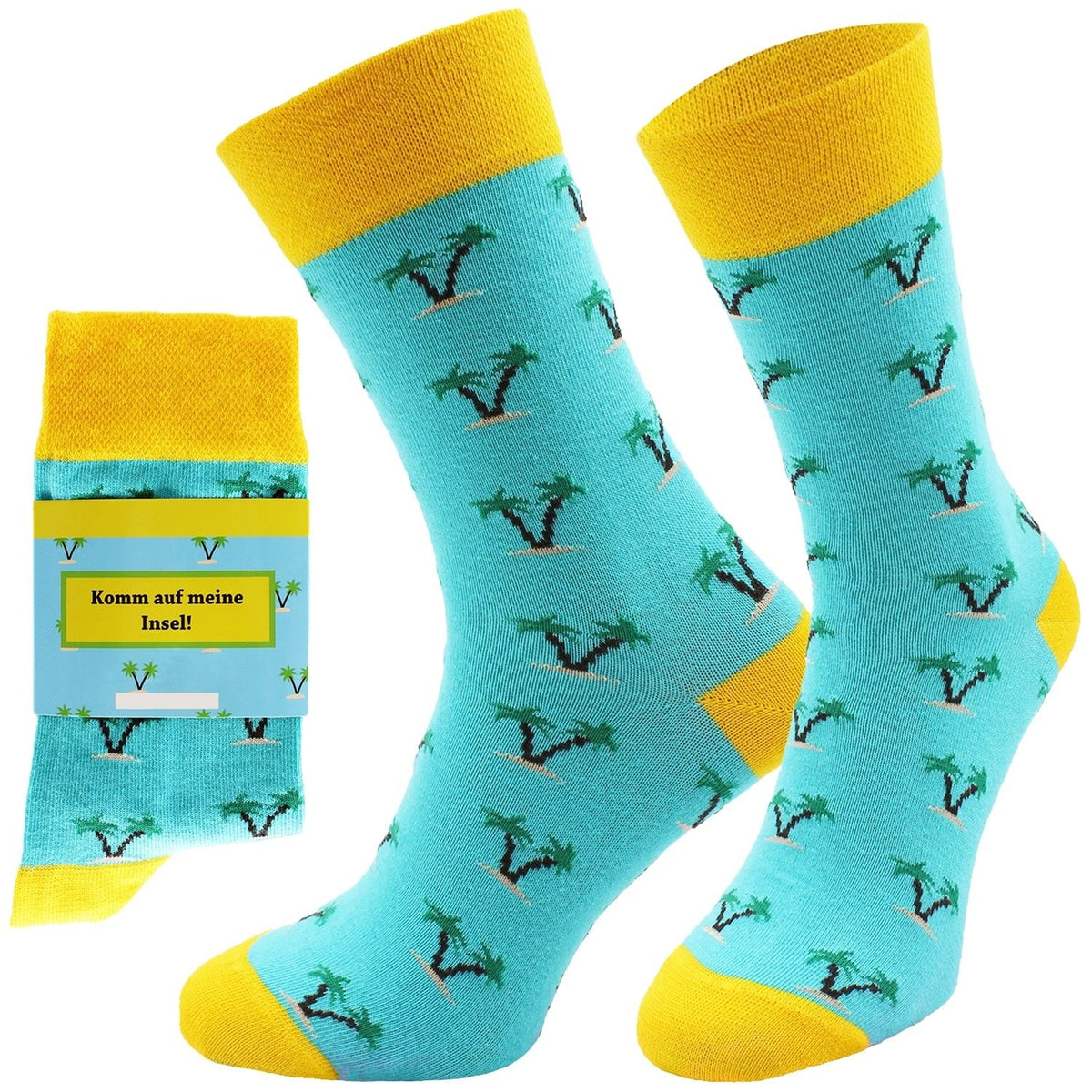 ChiliLifestyle Motivsocken Insel für Damen und Herren