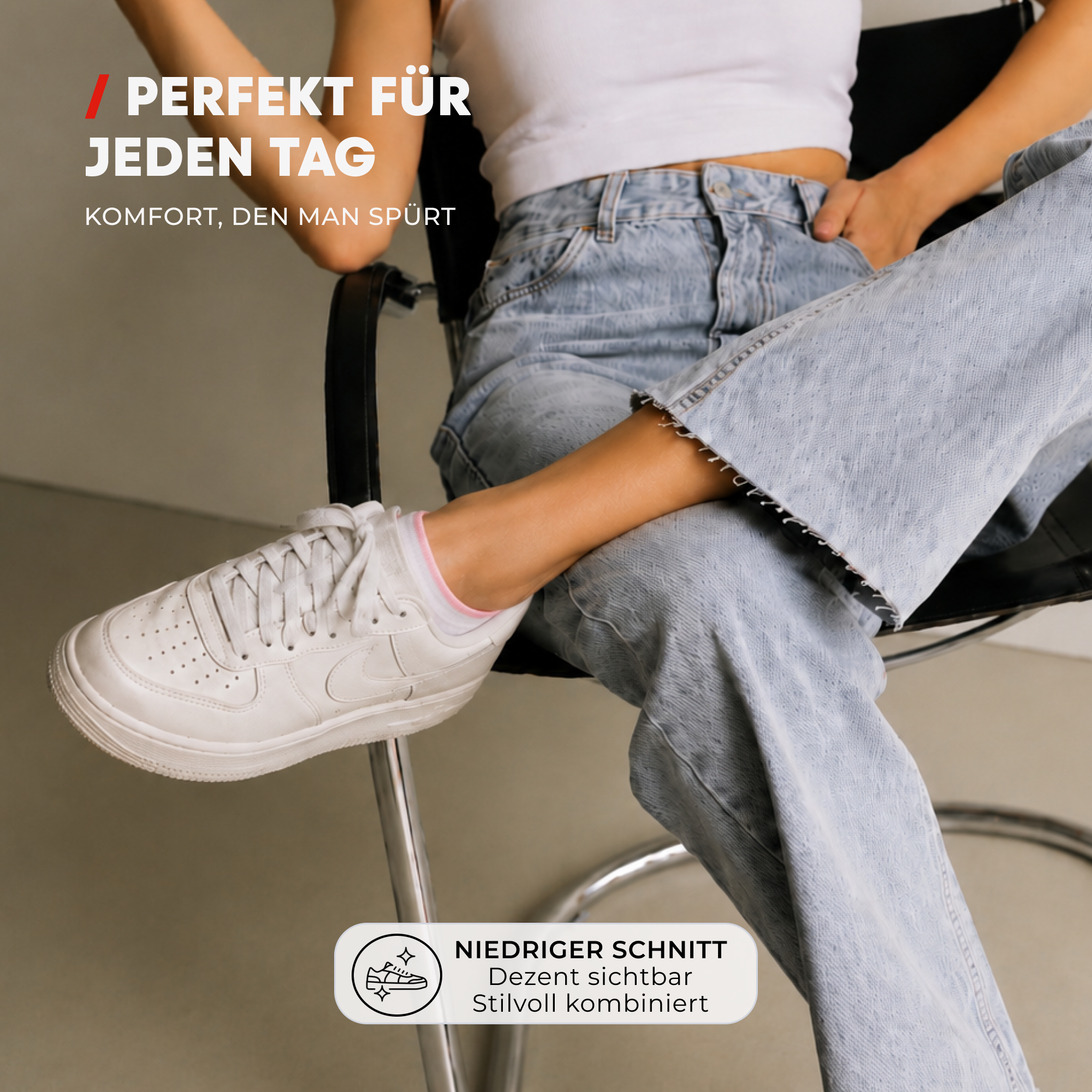 Chili Lifestyle SNEAKER Socken Karo 4 Paar Weichbund Baumwolle - feature/benefit graphic | owner-source:7b2e89524f02 | Karo socks 6.png