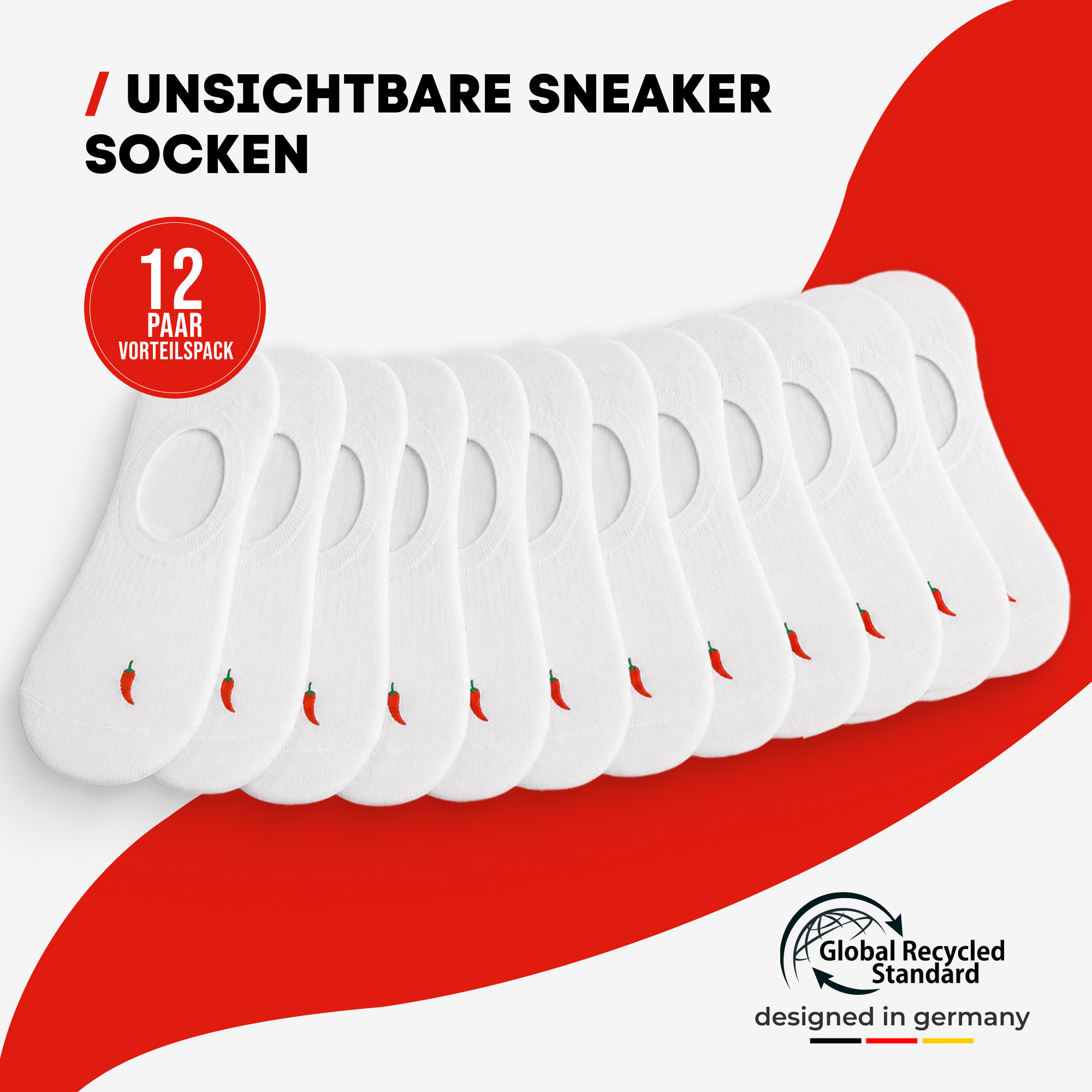 ChiliLifestyle Footies Silicon Sneaker, 3 Paar, für Damen und Herren - feature/benefit graphic | owner-source:67a2811ff60b | F+++?linge Sneaker 6.png