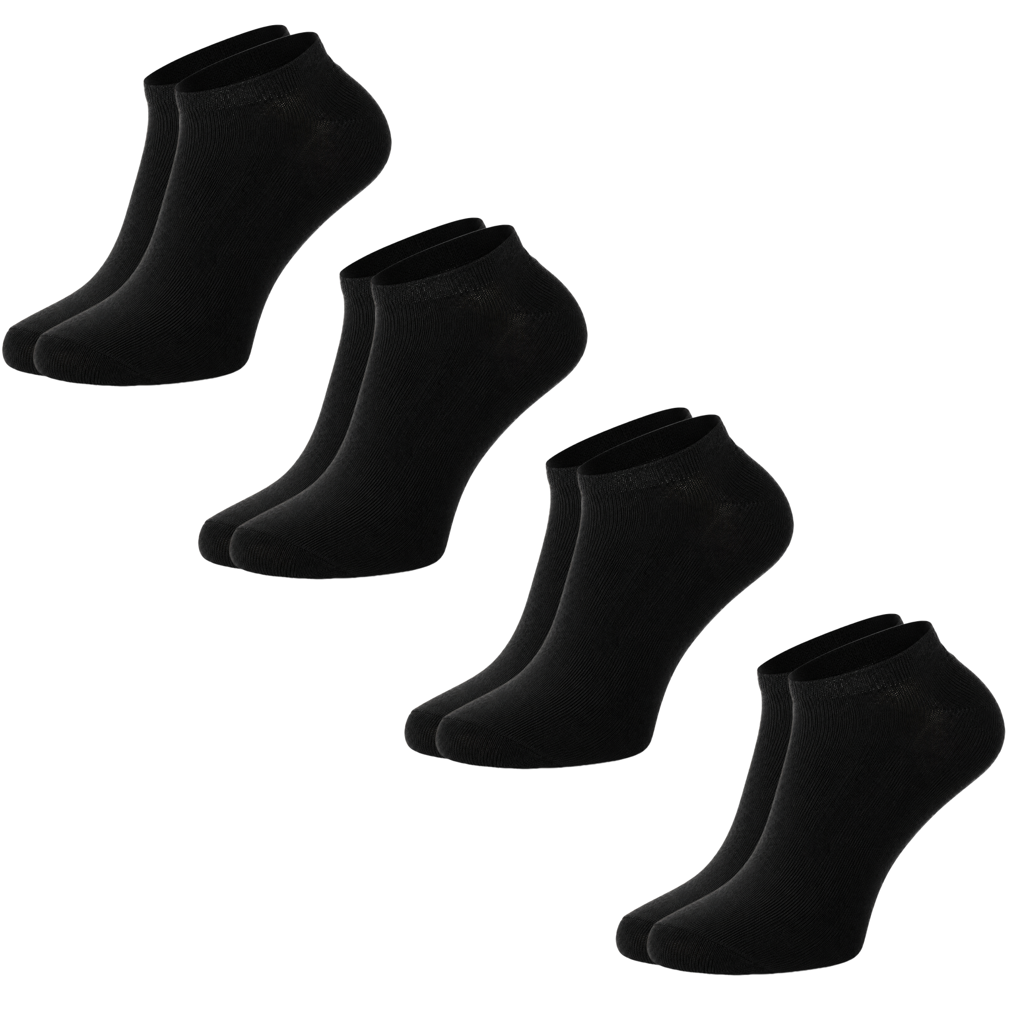 Chili Lifestyle SNEAKER Socken schwarz 4 Paar Baumwolle - main/hero product photo | owner-source:0e1344cb66c2 | Sneaker Black 1.png