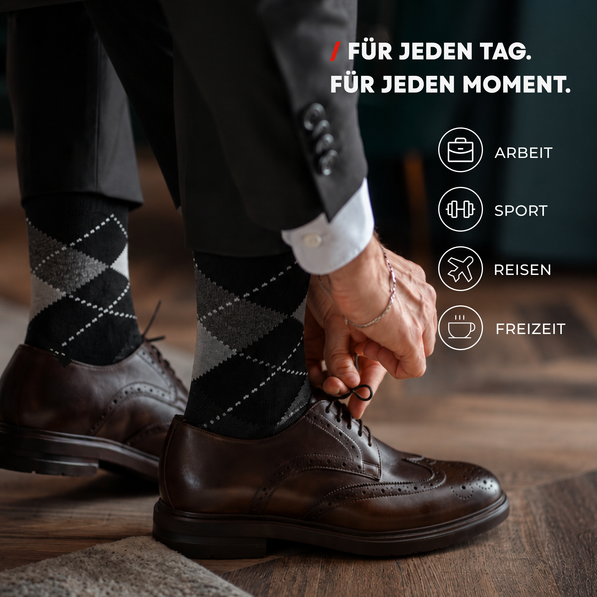 Chili Lifestyle Karo Socken 5 Paar Baumwolle Weichbund Herren Damen - A-listing feature/product graphic | owner-source:e007d55ea435 | Frame 85.png