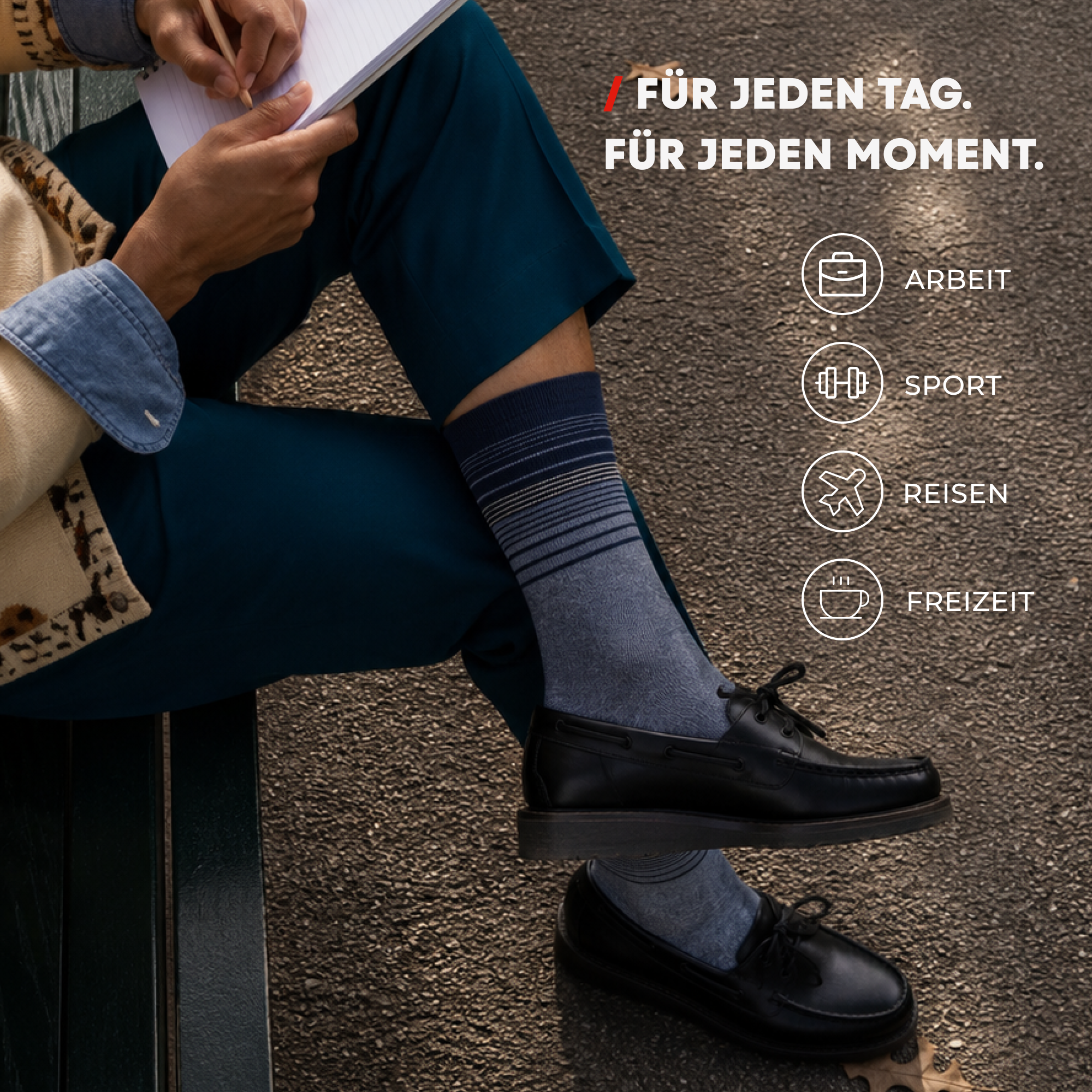 Chili Lifestyle Socken Herren Streifen 5 Paar Weichbund Baumwolle - A-listing feature/product graphic | owner-source:c28bdc0c063e | Frame 110.png