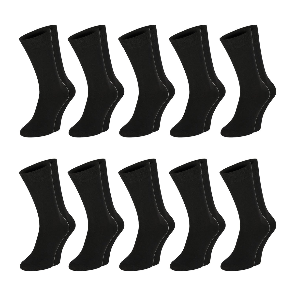 Chili Lifestyle BUSINESS Socken 10 Paar Baumwolle Weichbund Herren