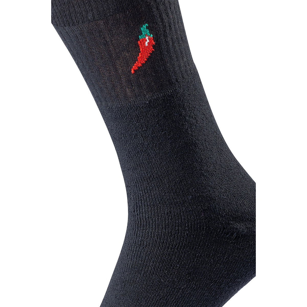 ChiliLifestyle Unisex Tennis Socken schwarz 3er