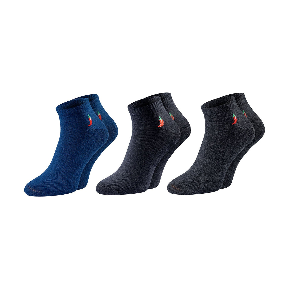 Chili Lifestyle Quarter Socken Classic 3 Paar